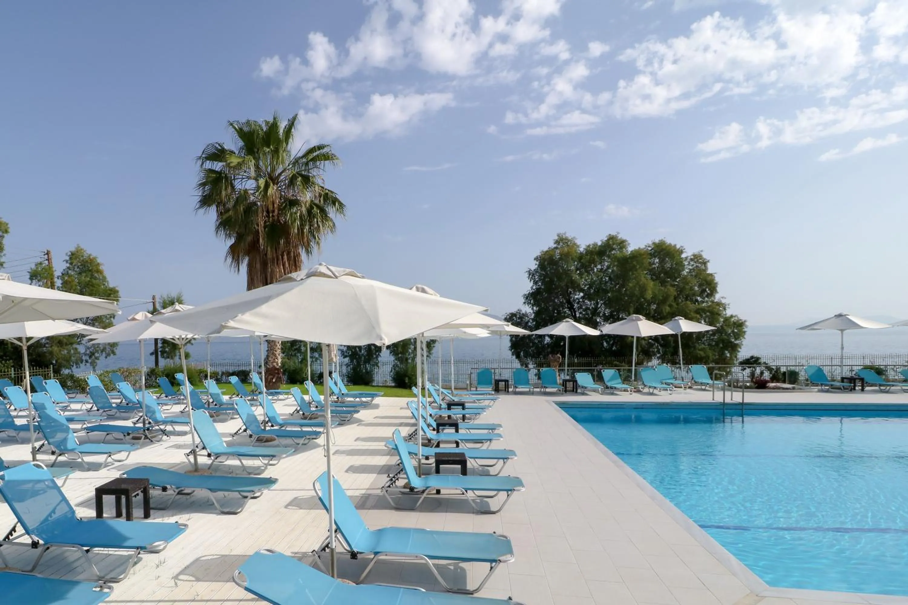 Swimming pool in Calamos Beach Family Club