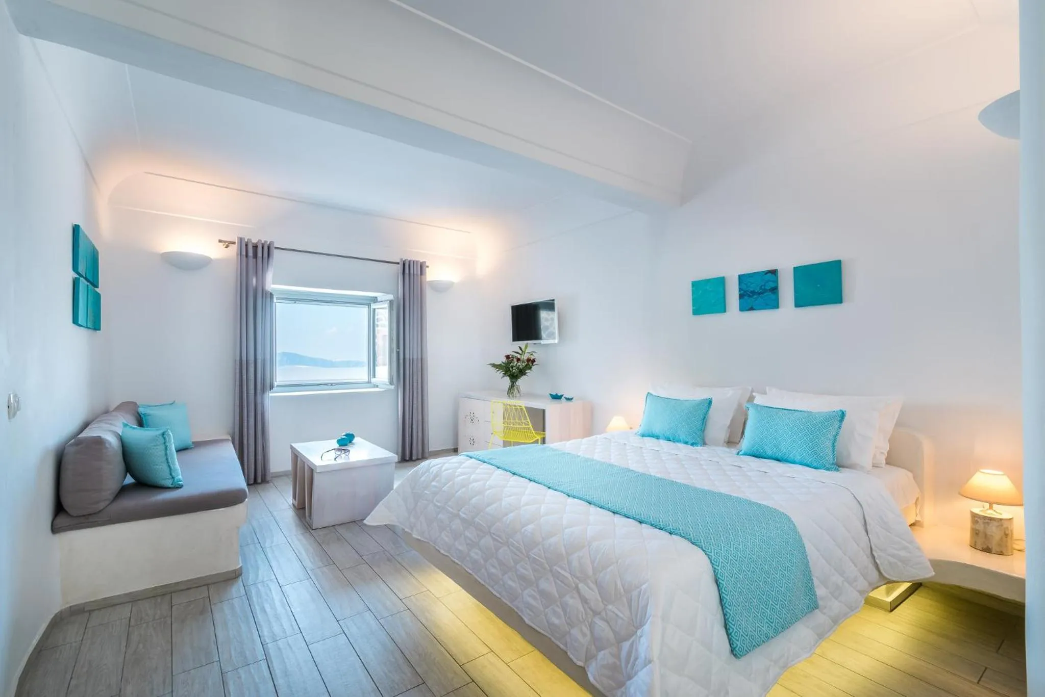 Deluxe Double Room with Sea View in Aerino Villa