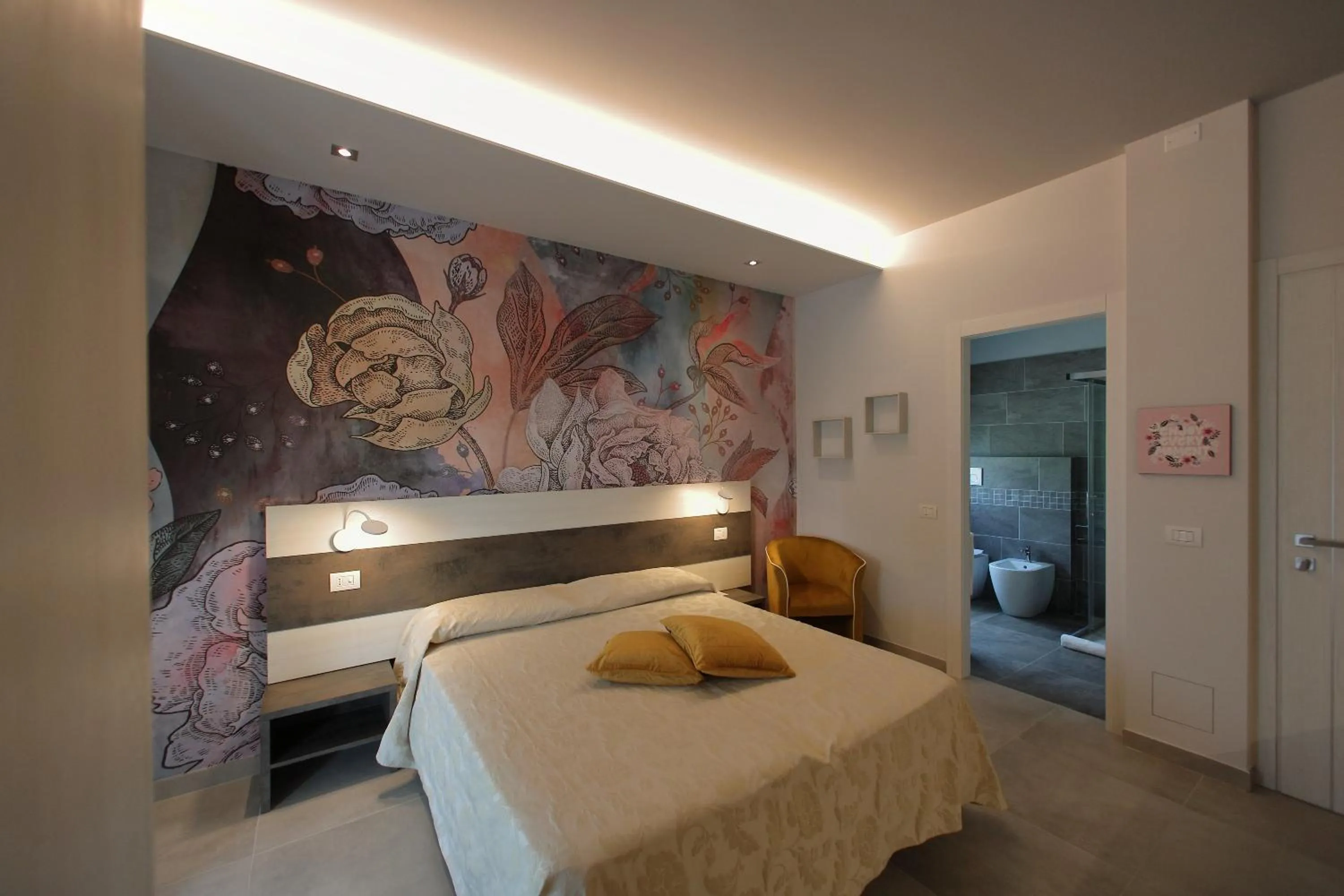 Bed in Hotel Campanello