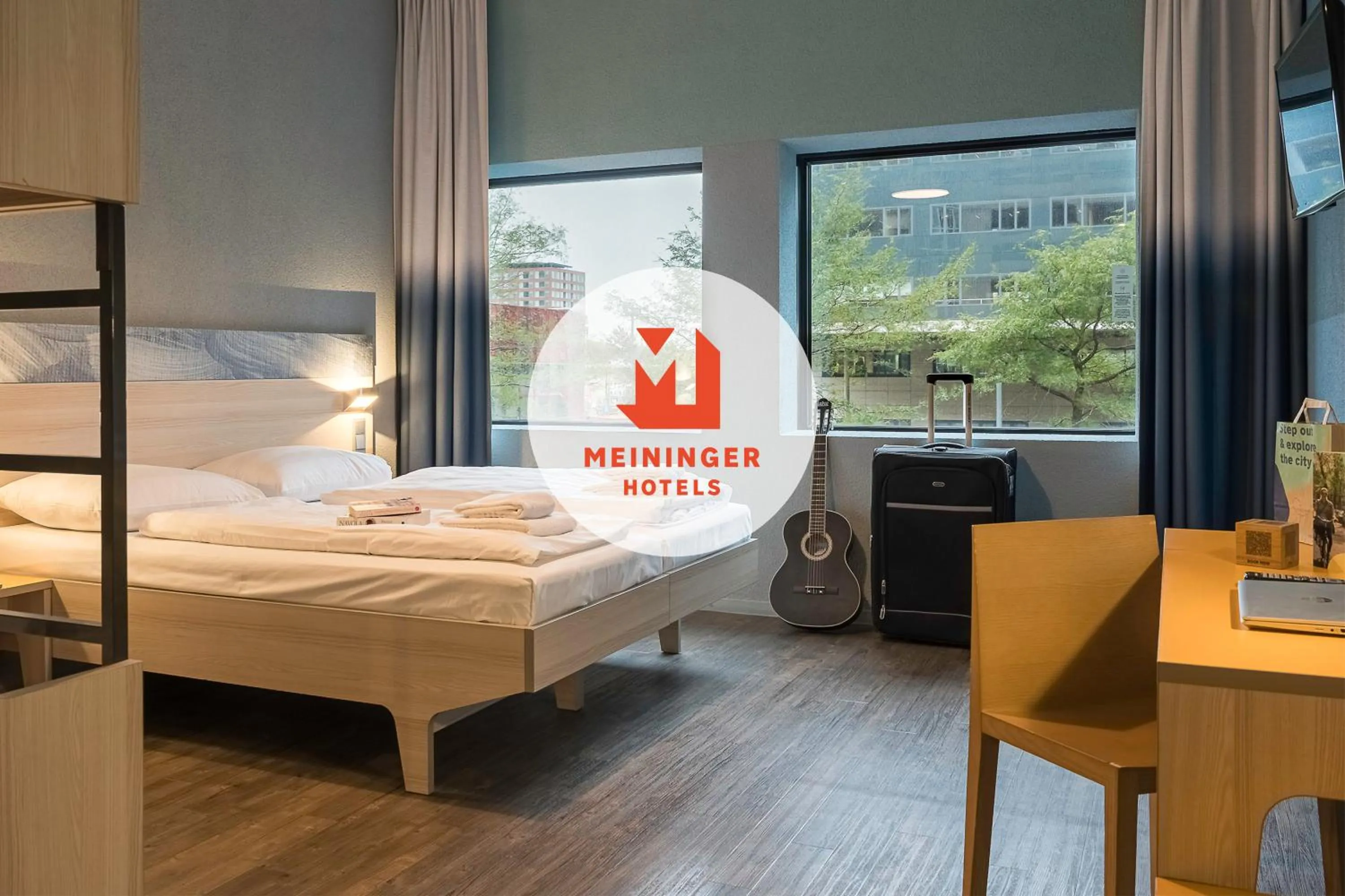Bedroom, Bed in MEININGER Hotel Amsterdam City West