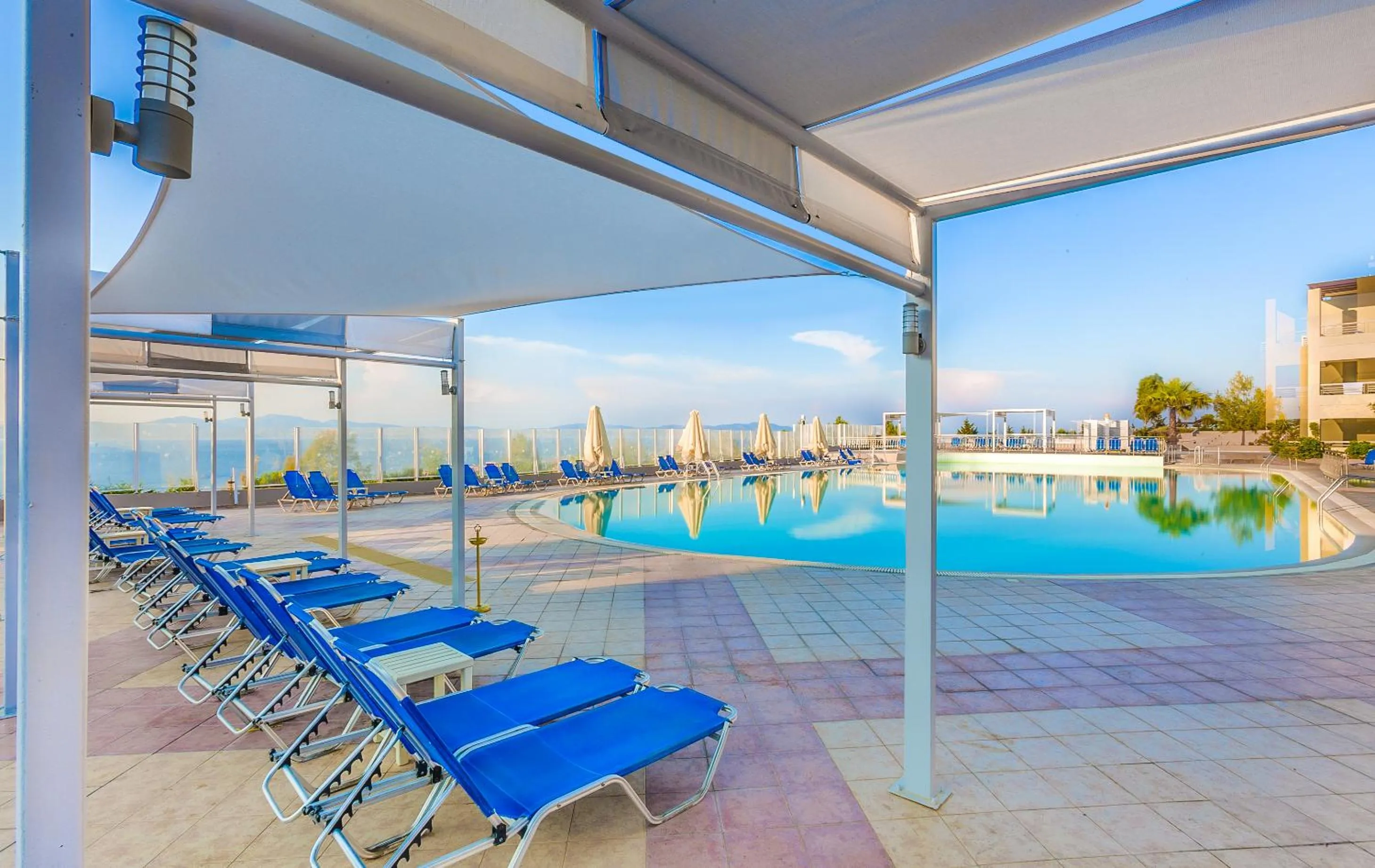 Swimming pool in Kipriotis Aqualand Hotel