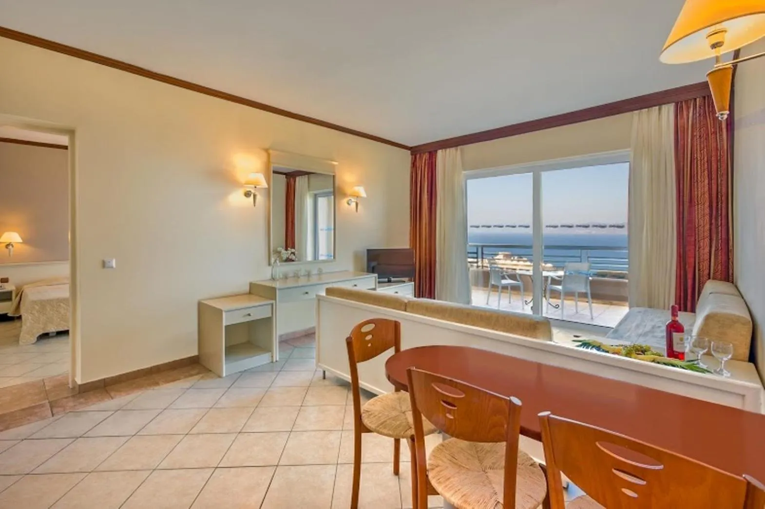 Balcony/Terrace in Kipriotis Aqualand Hotel