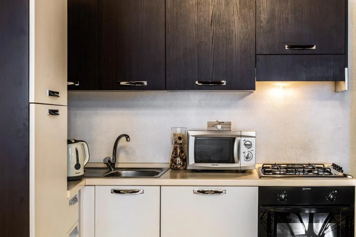 Kitchen or kitchenette in Cà Sant`Angelo