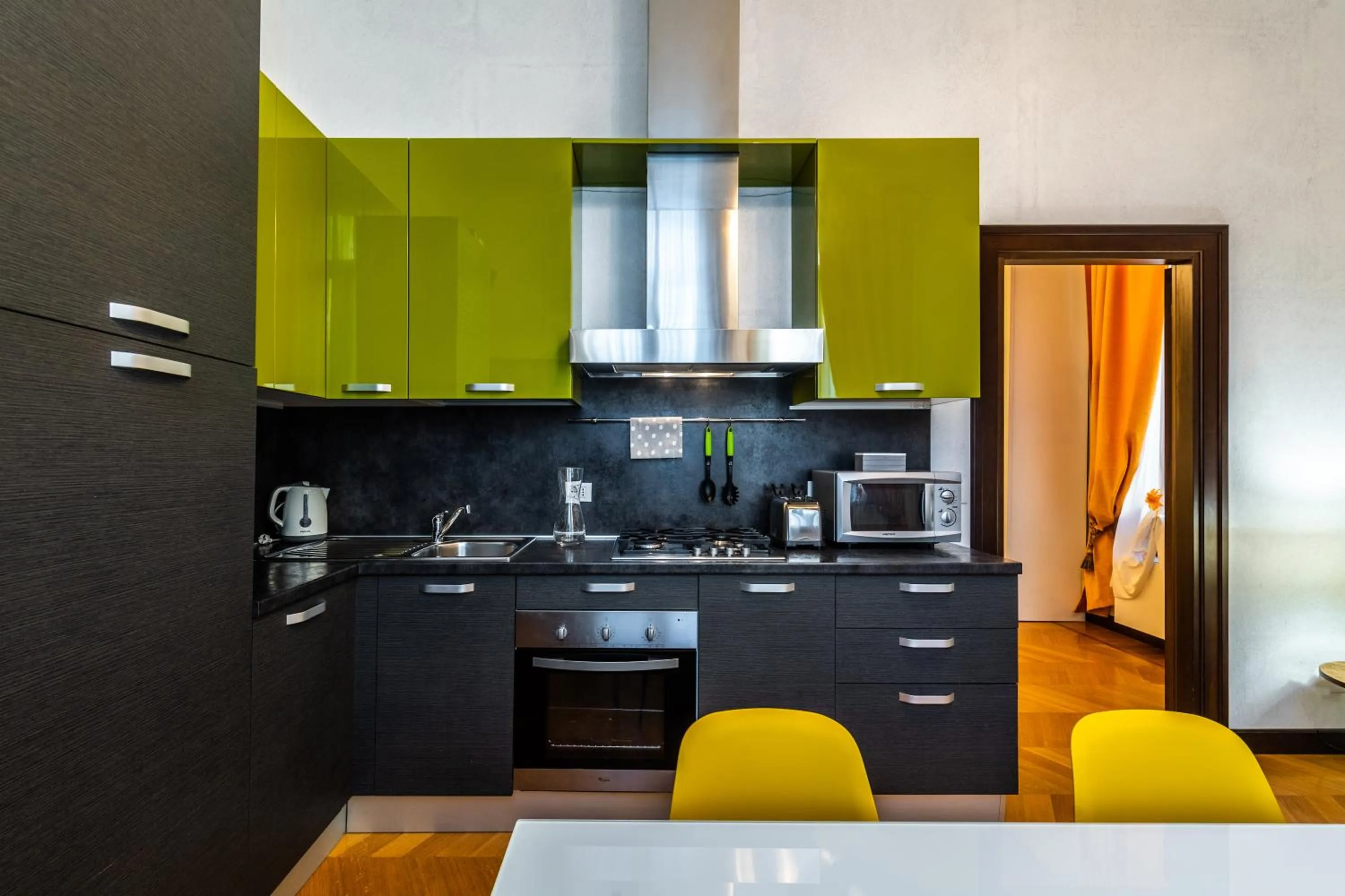 Kitchen or kitchenette in Cà Sant'Angelo