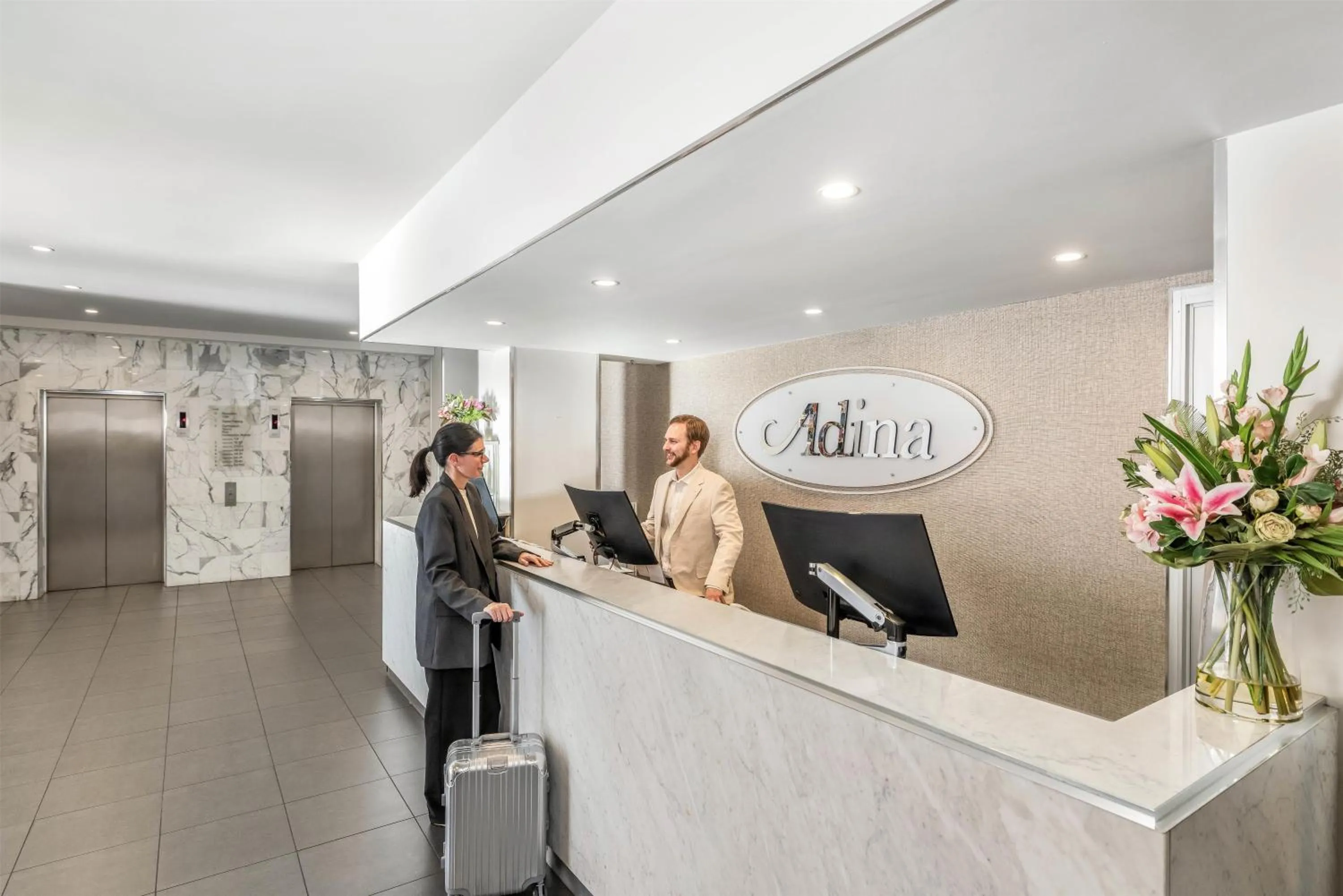 Lobby or reception in Adina Apartment Hotel Perth Barrack Plaza