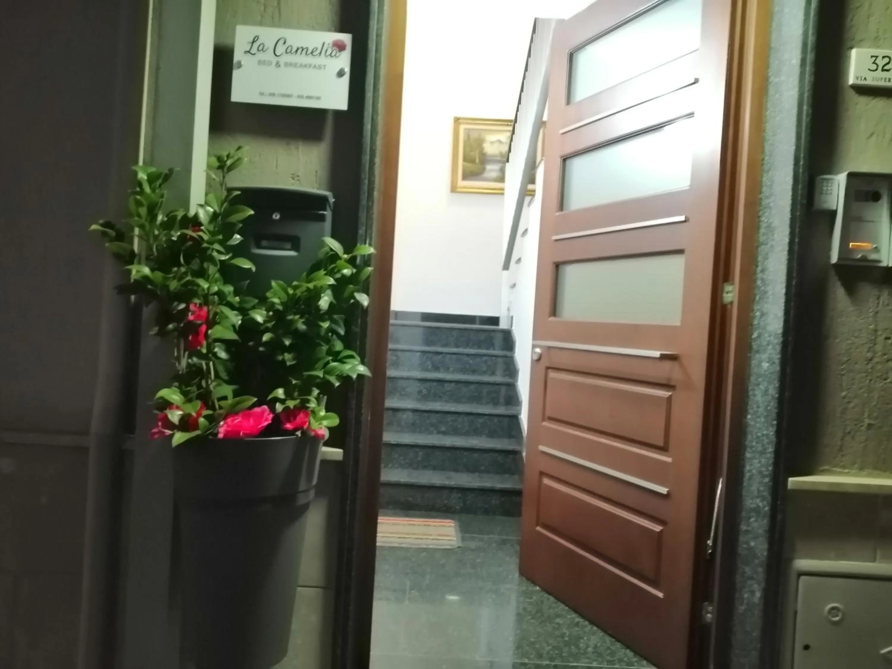 Facade/entrance in B&b La Camelia