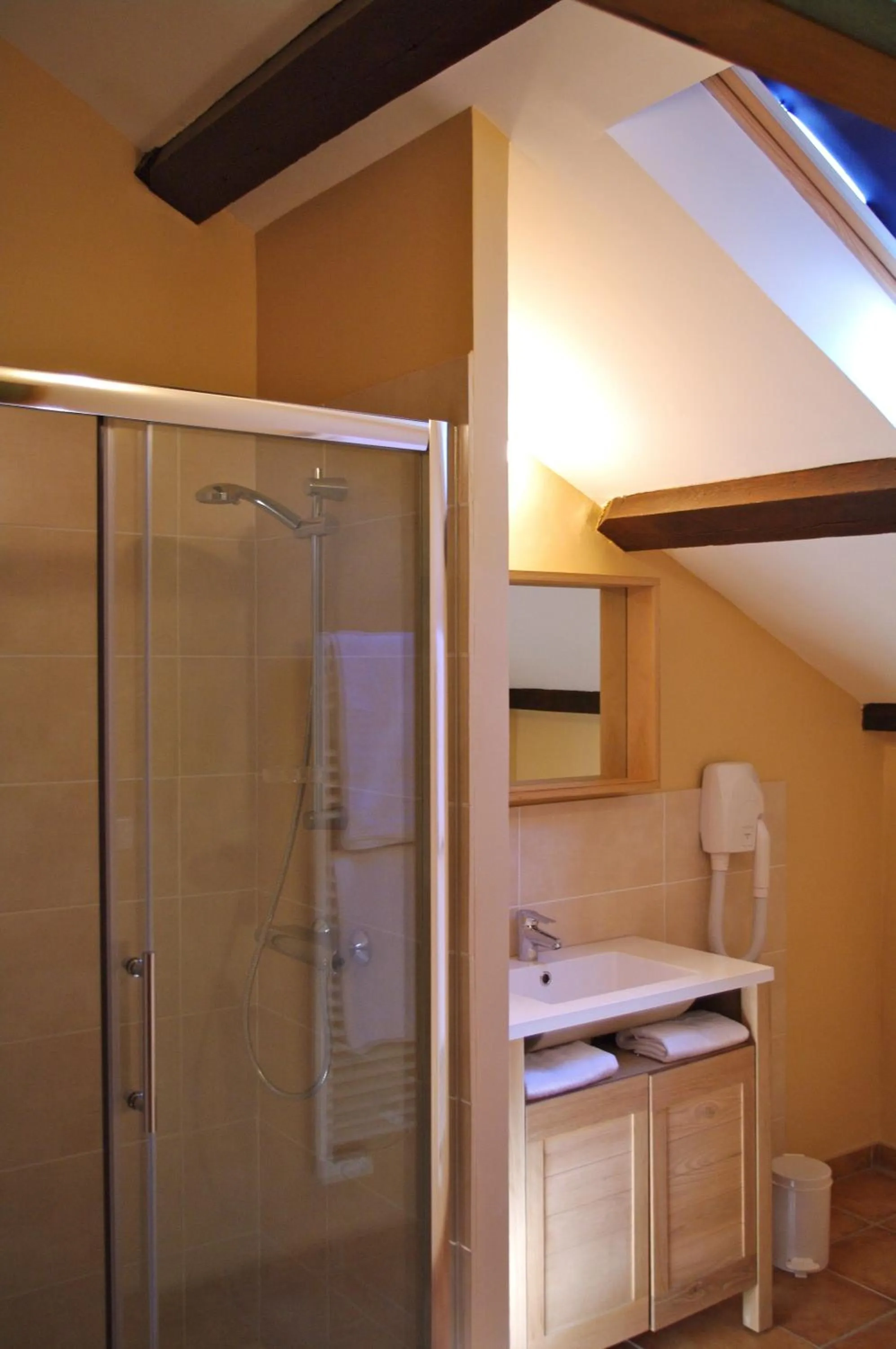 Shower in Chateau Le Vergel Authenac