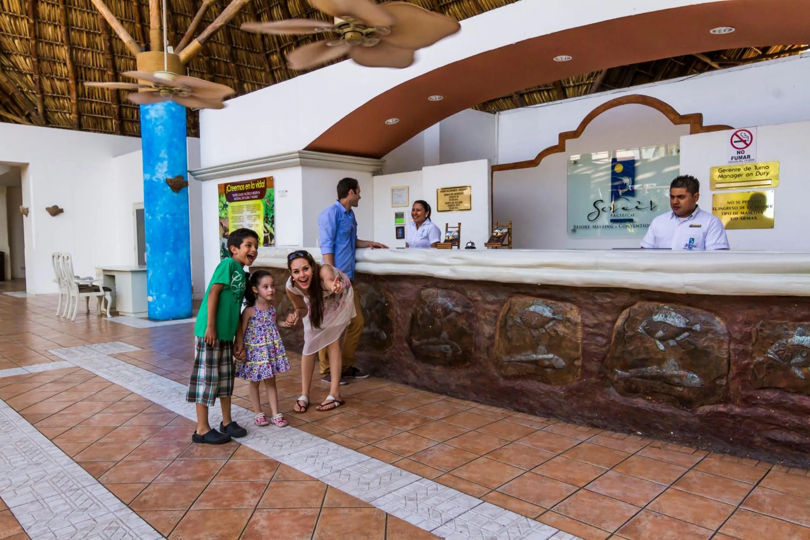 group of guests in Hotel Soleil Pacifico