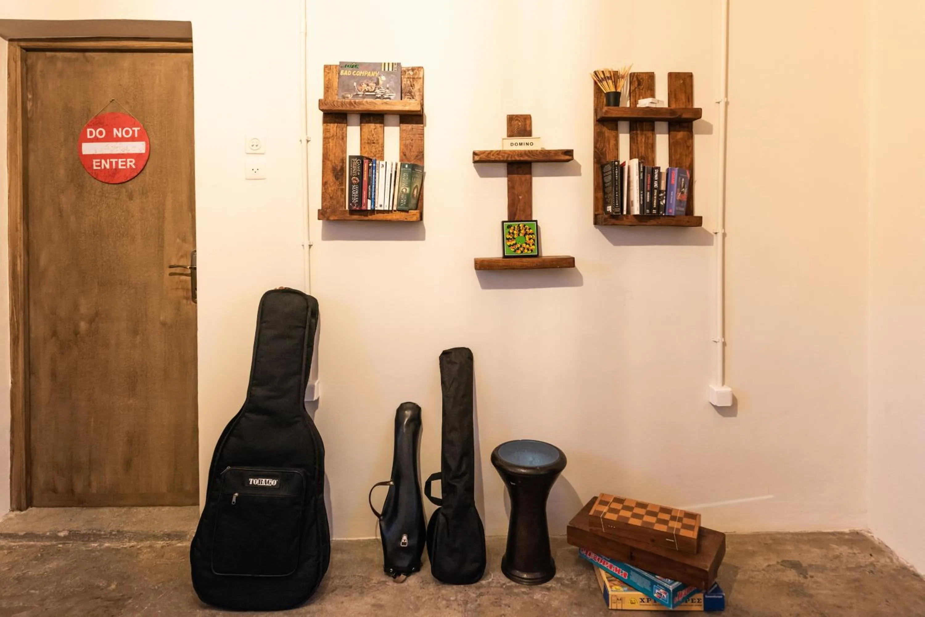 Seating area in Intra Muros Hostel