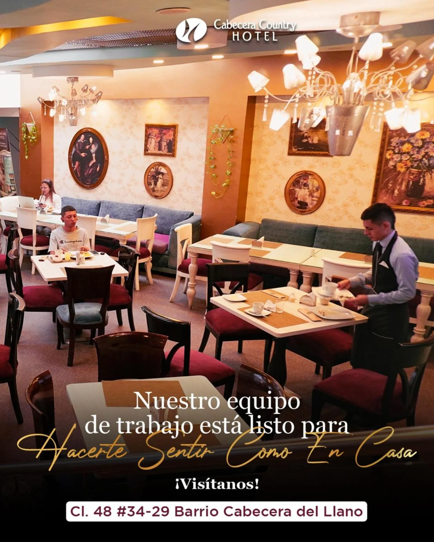 Restaurant/places to eat in Cabecera Country Hotel