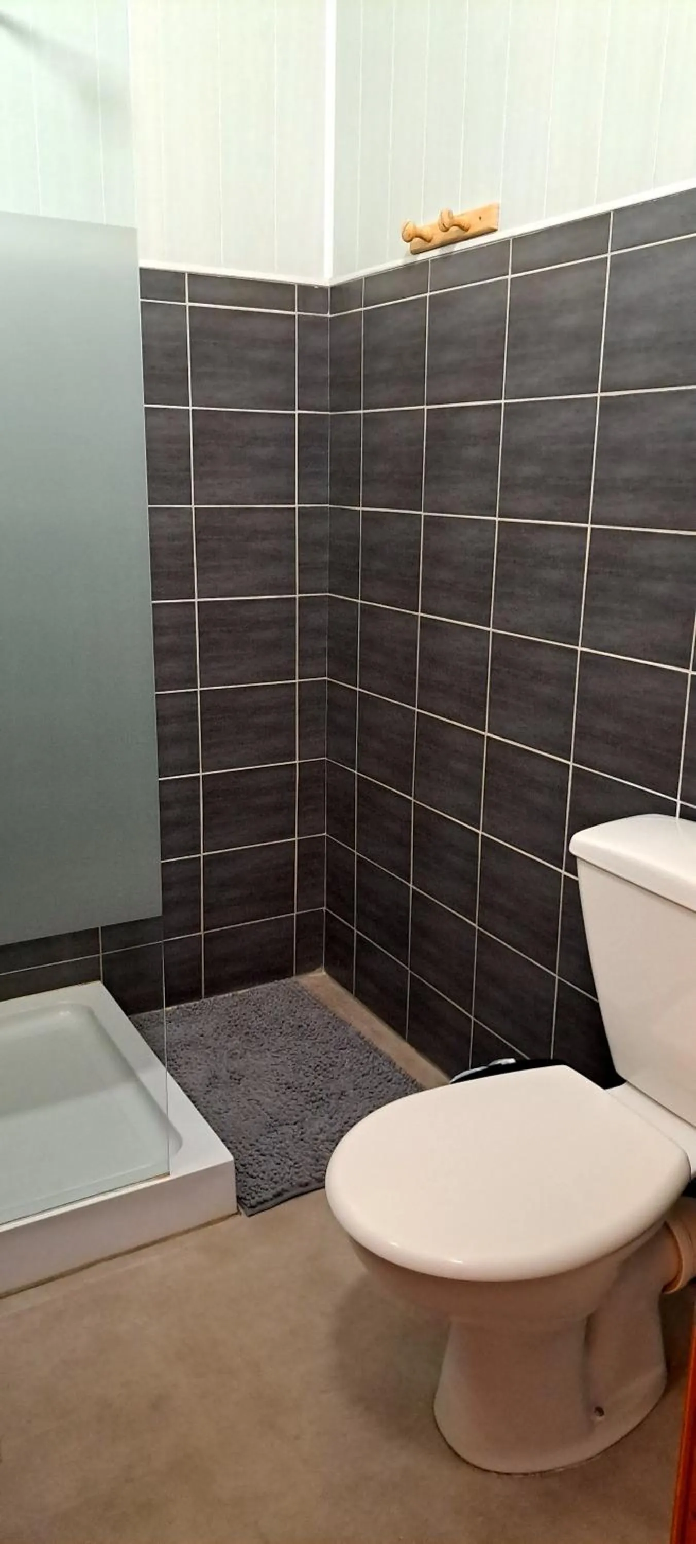 Shower in Hôtel Restaurant Les Alizes Loriol Le Pouzin