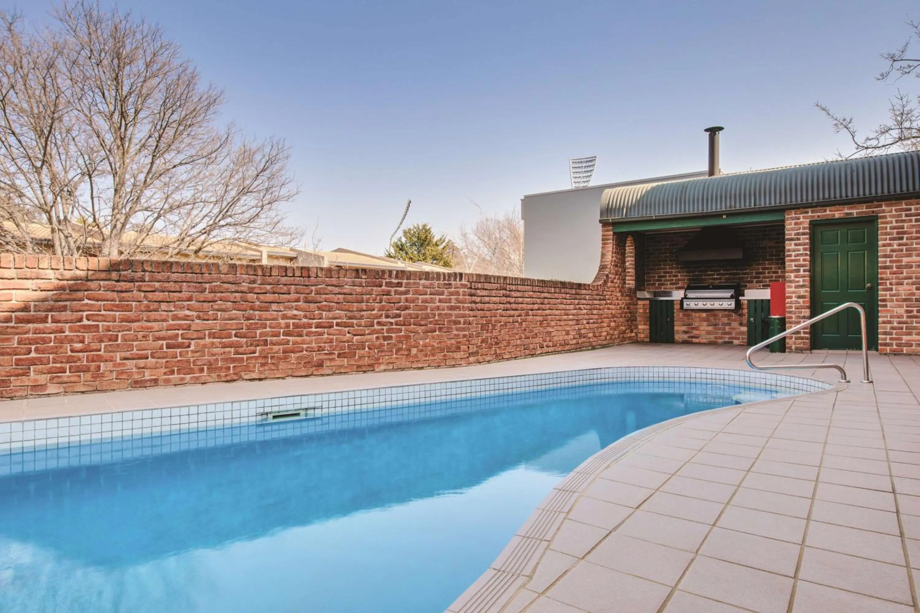 Pool view in Adina Serviced Apartments Canberra Kingston
