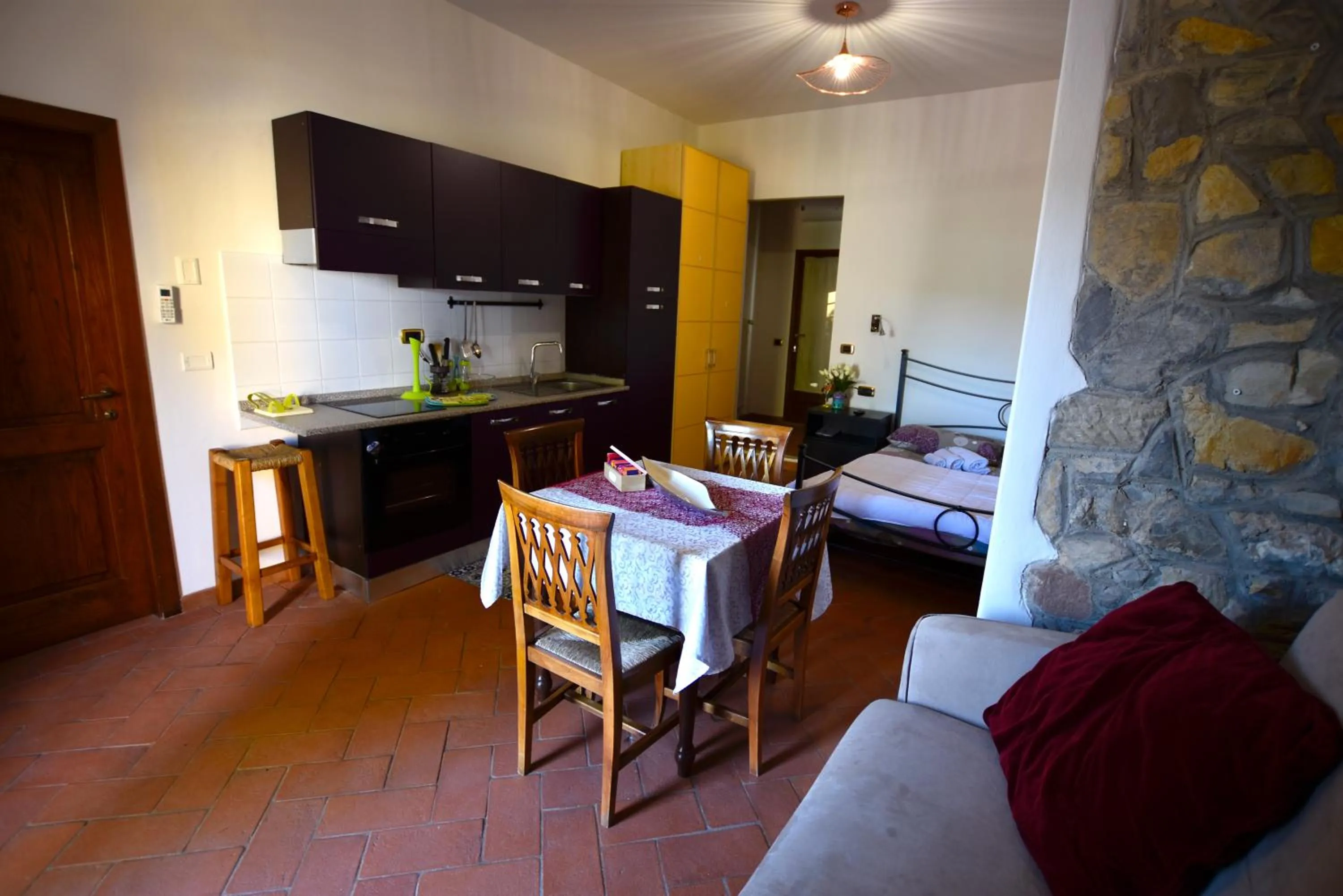 Kitchen or kitchenette in La Valle di Anna