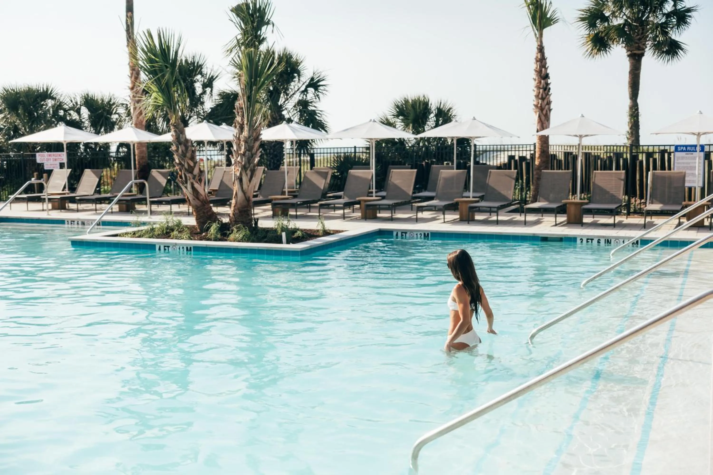Pool view in Beach House Resort Hilton Head Island