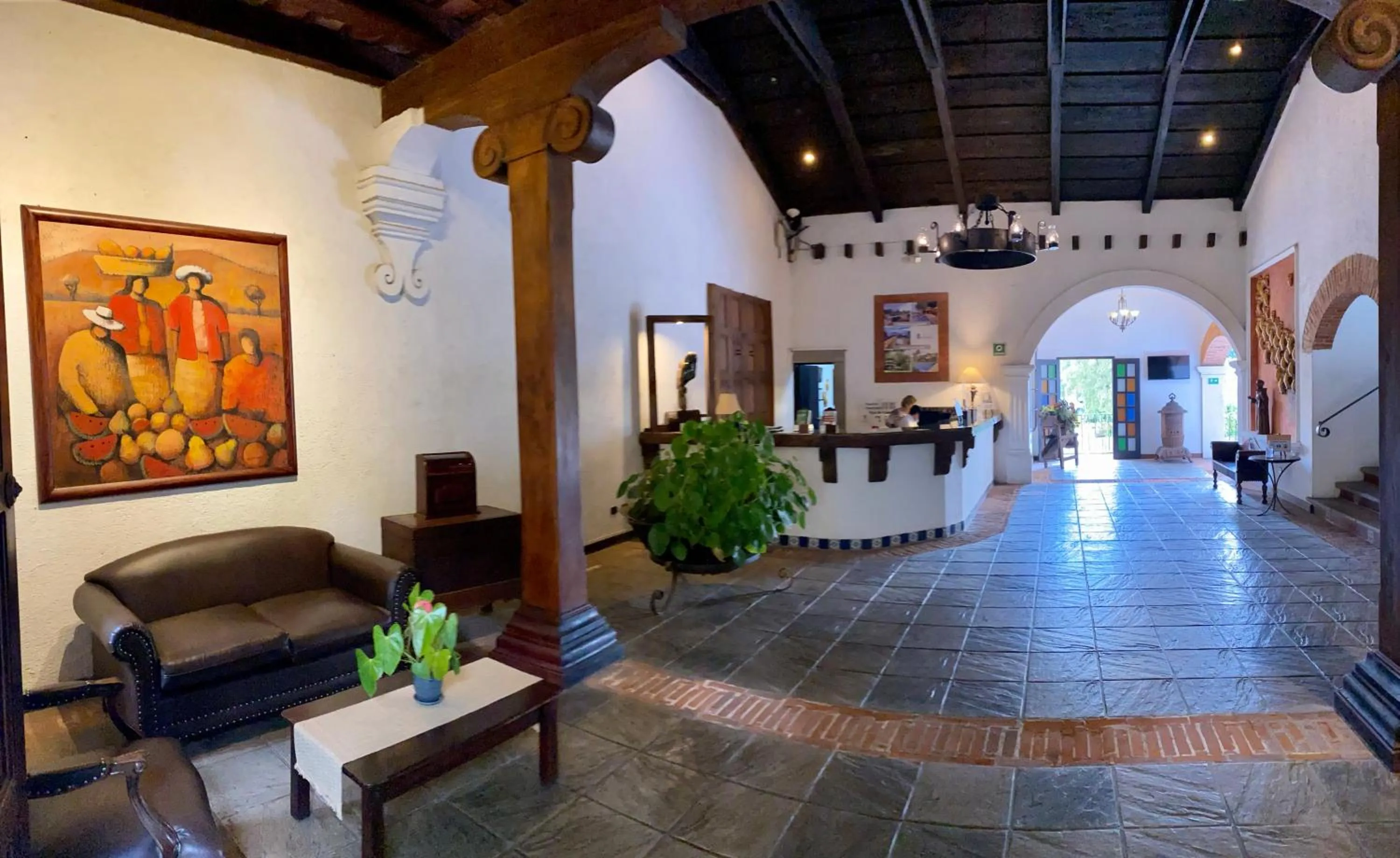Lobby or reception in Villa Colonial
