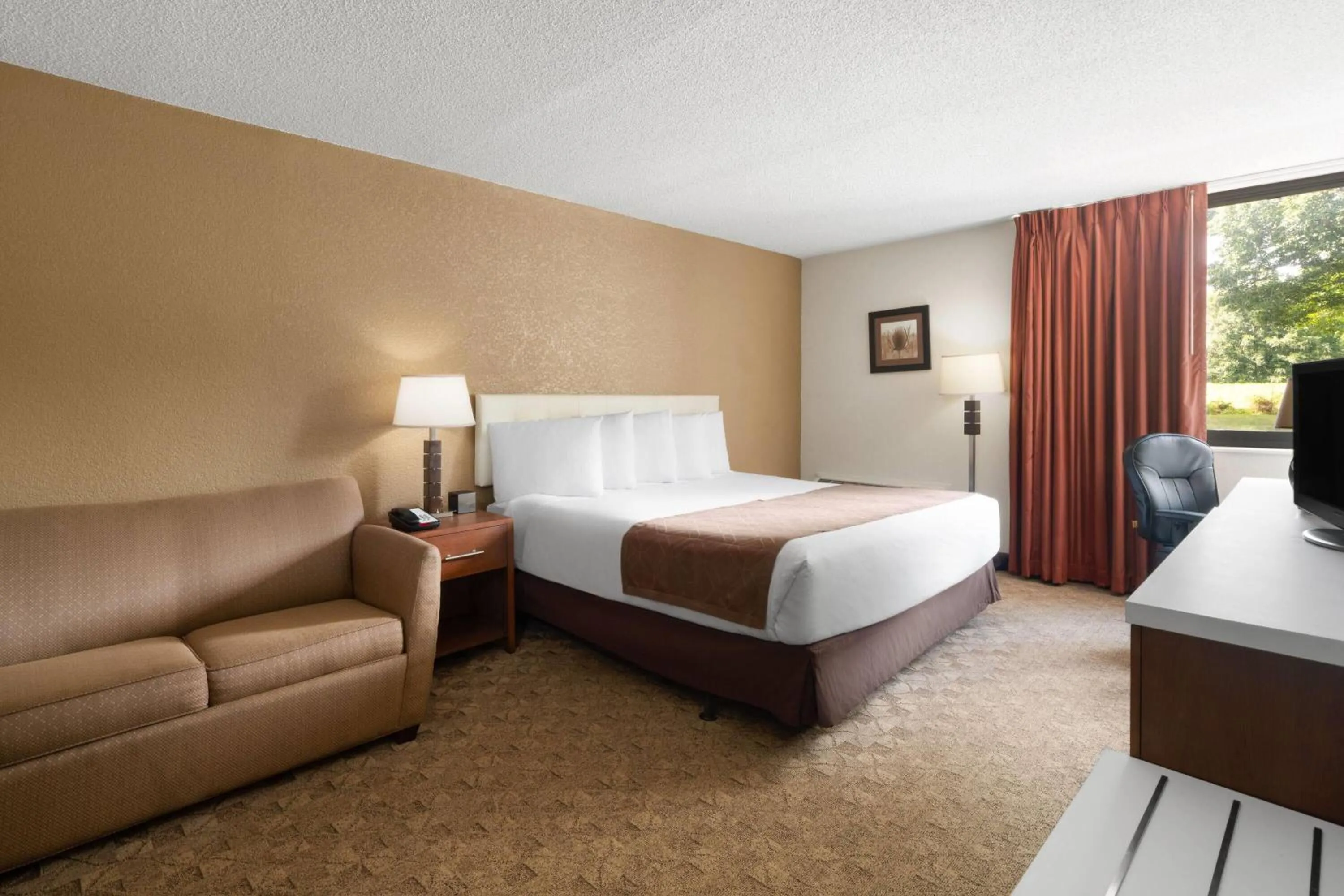 Photo of the whole room, Bed in Village Inn Clemmons-Winston Salem, Trademark by Wyndham