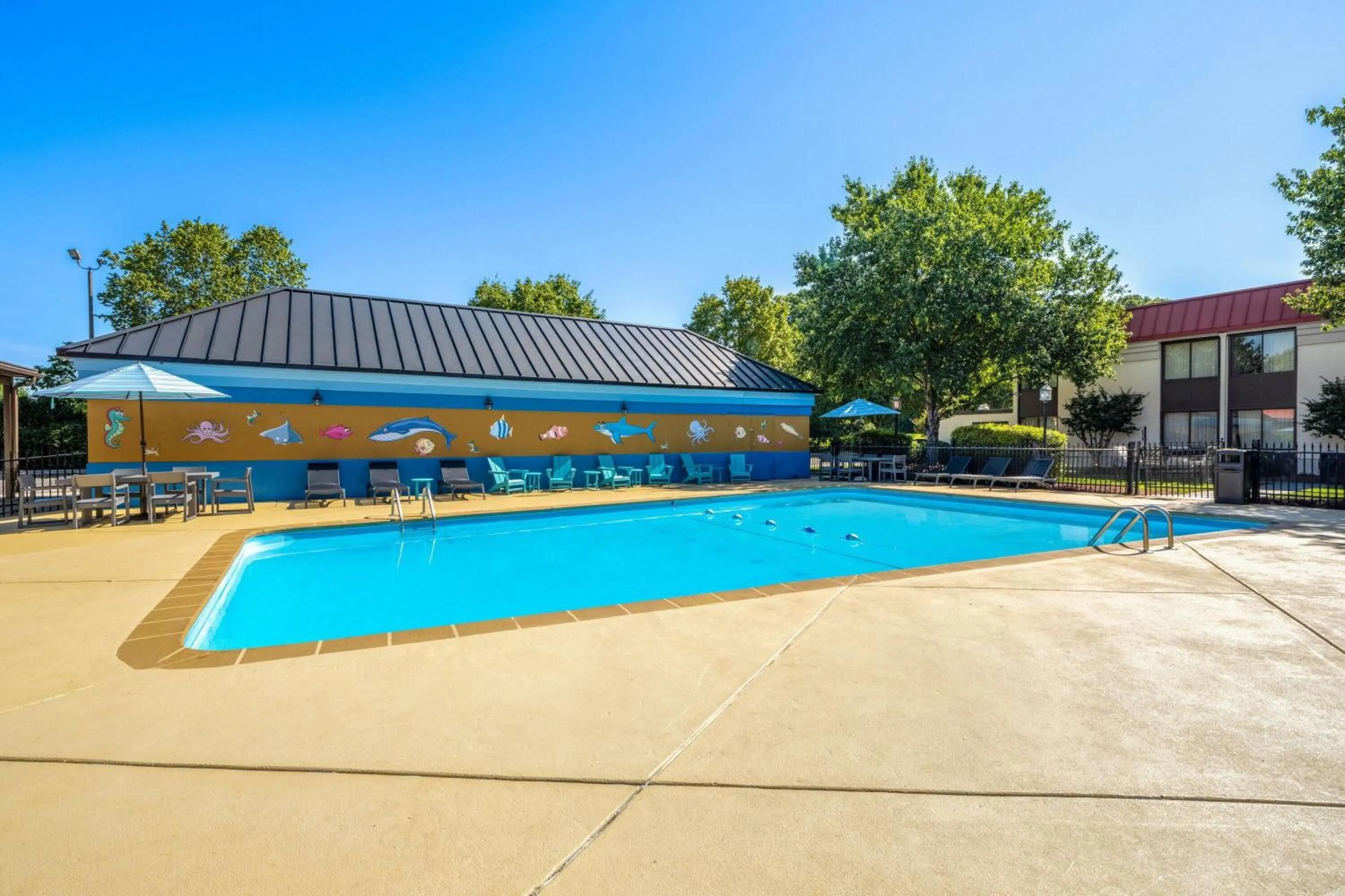 Swimming pool in Village Inn Clemmons-Winston Salem, Trademark by Wyndham