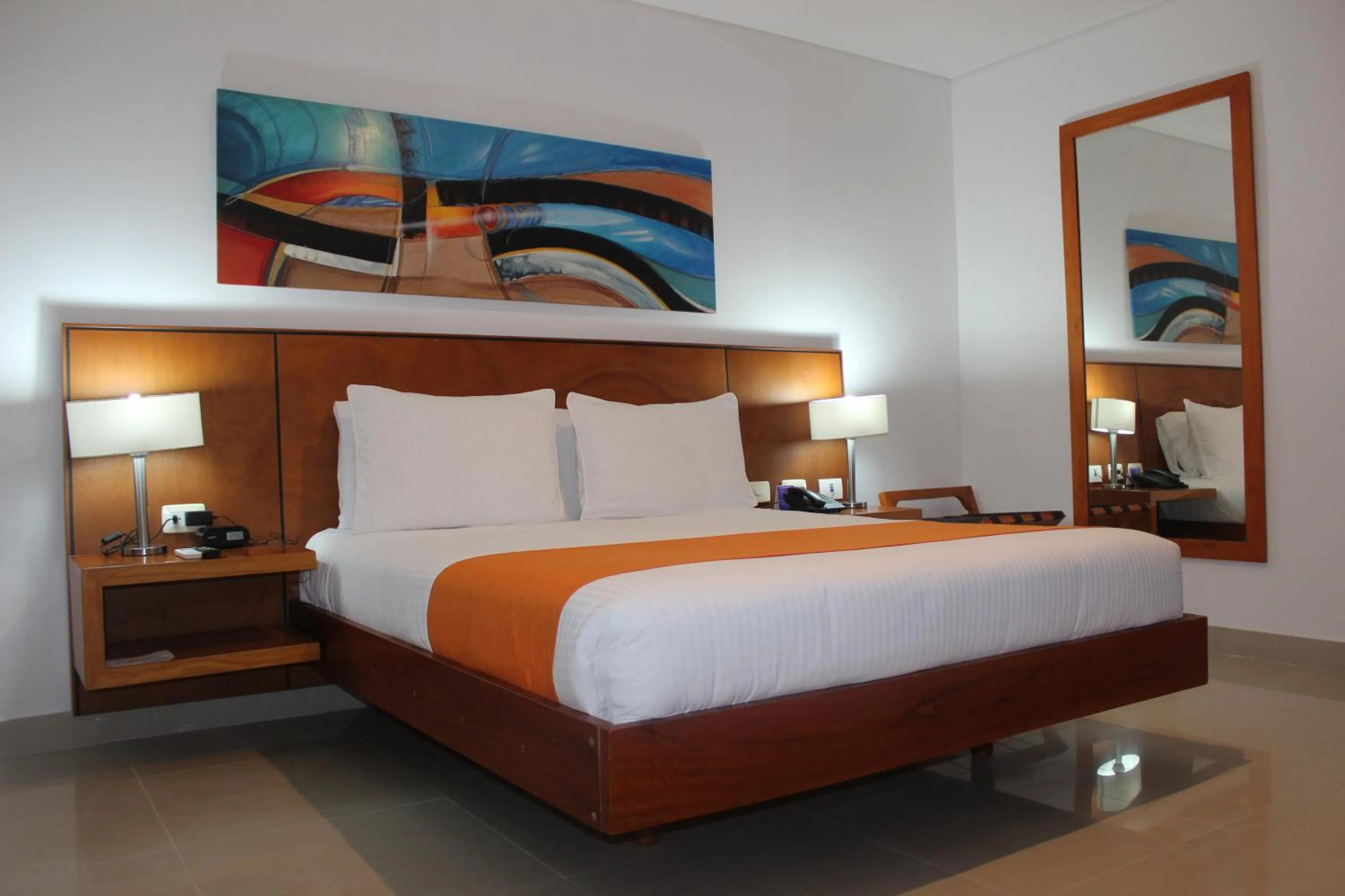 Bedroom, Bed in Hotel Atrium Plaza