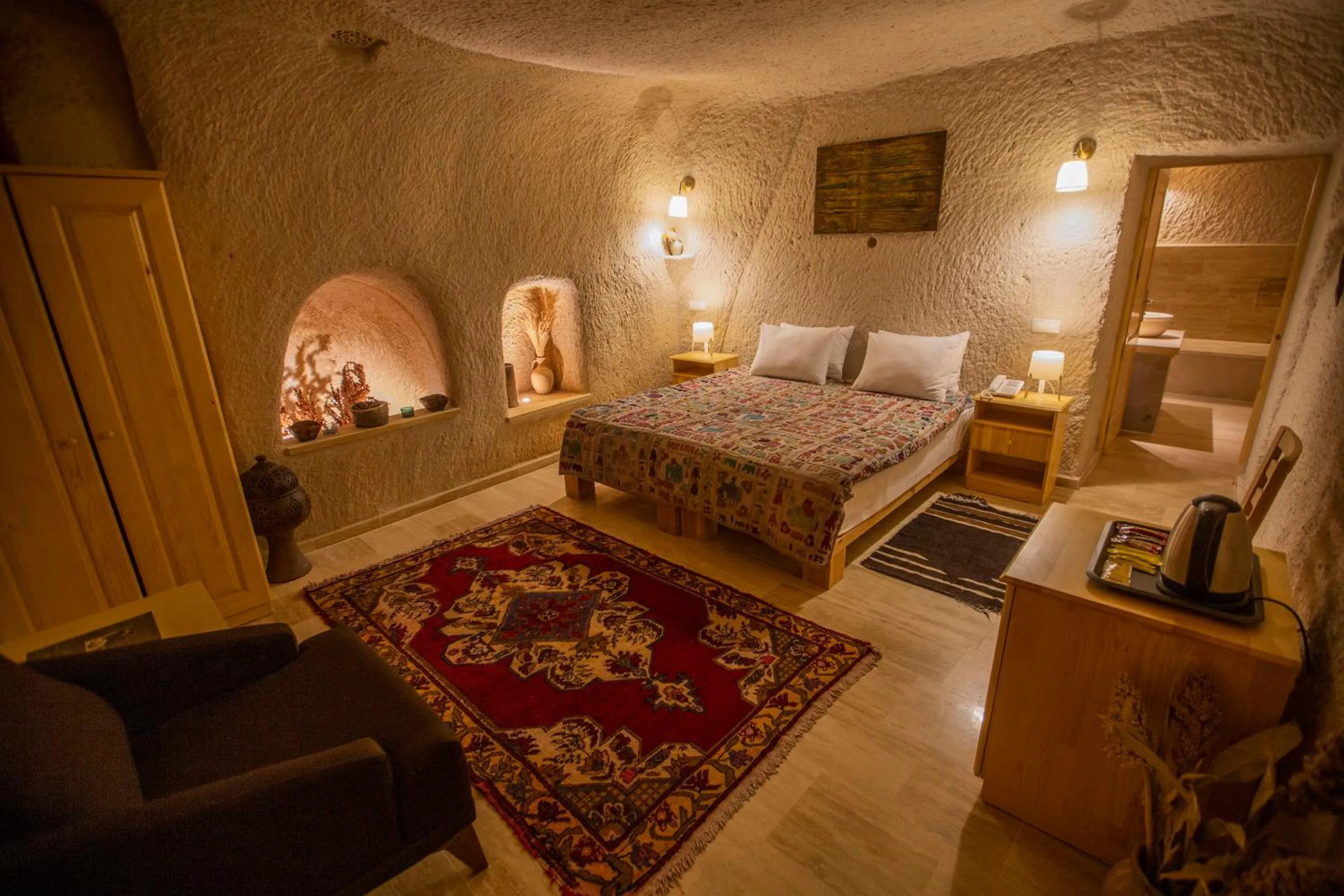 Bedroom, Bed in Maze Of Cappadocia Hotel