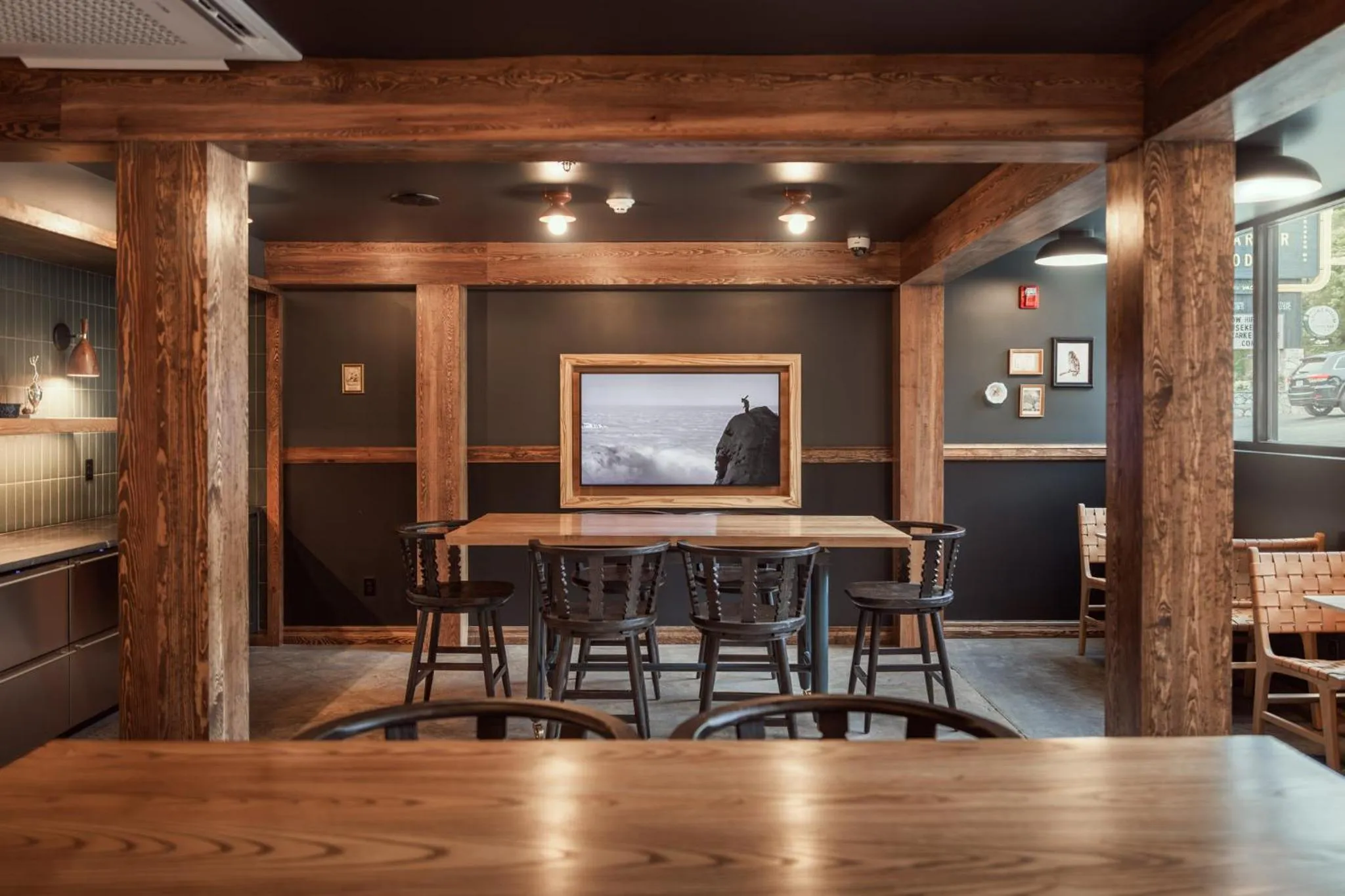 Dining area in The Ozarker Lodge