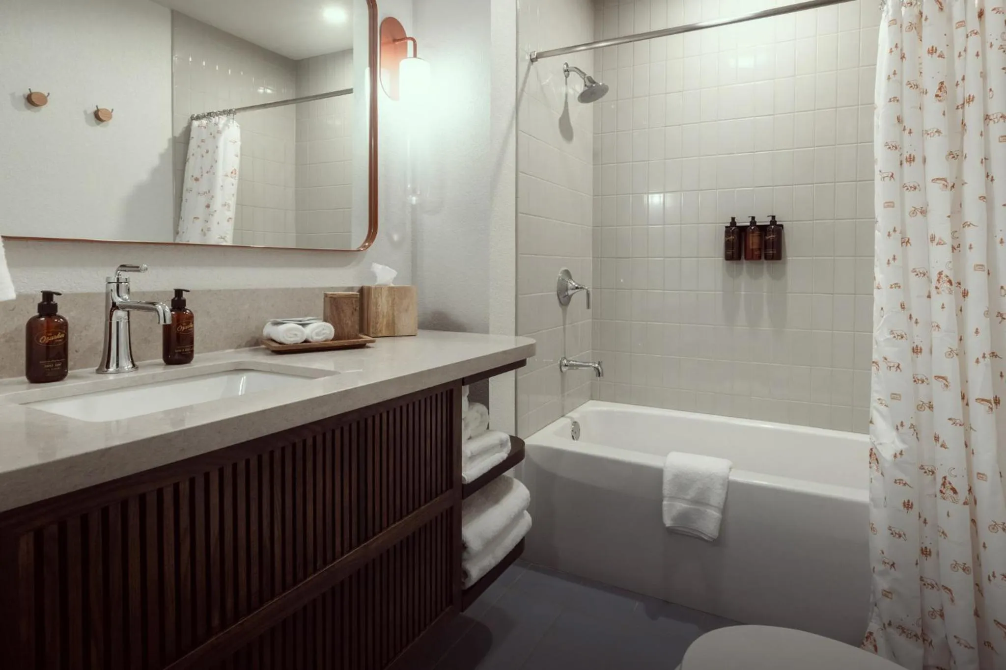 Bathroom in The Ozarker Lodge