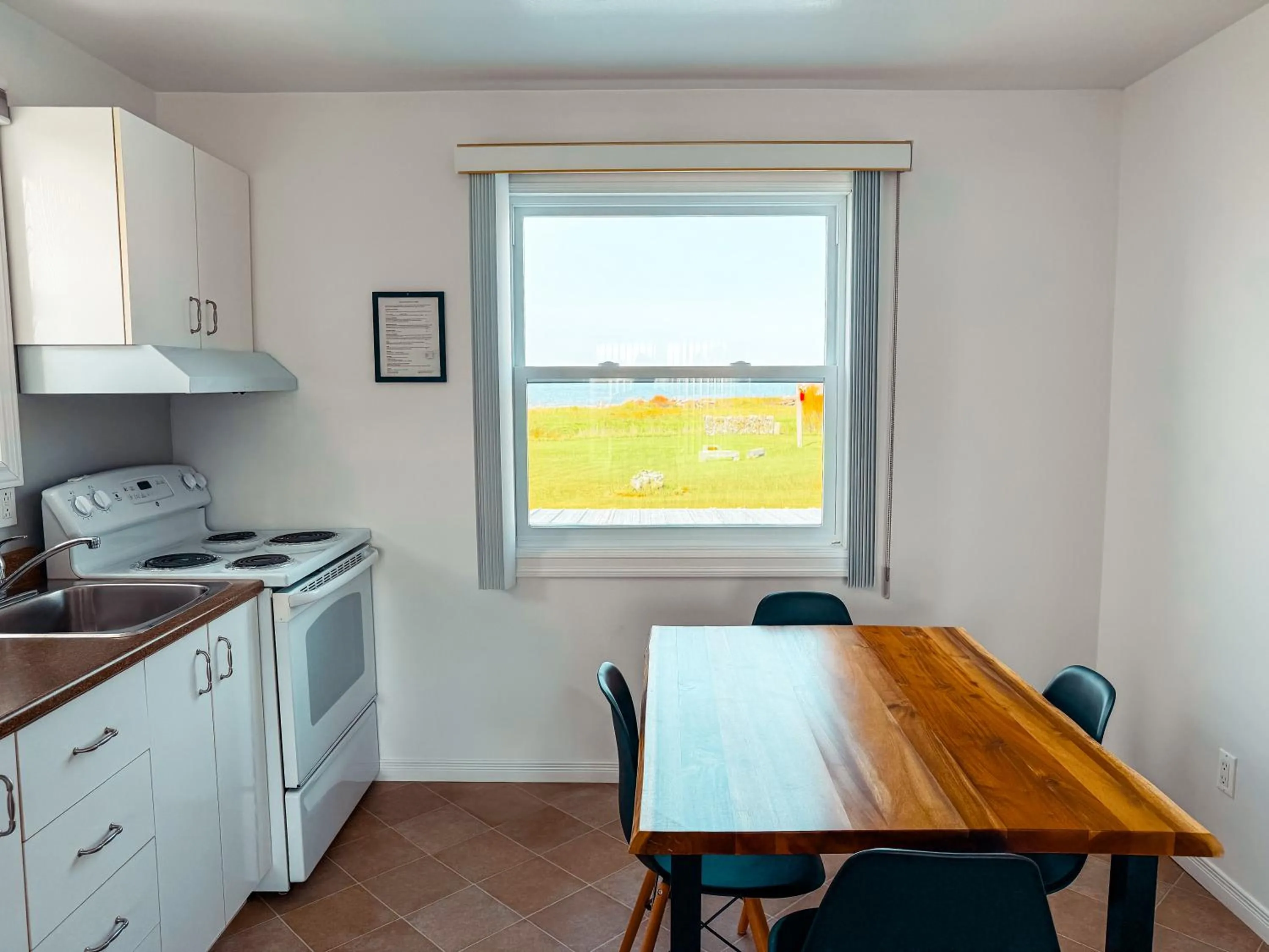 Kitchen or kitchenette in Les studios de la mer