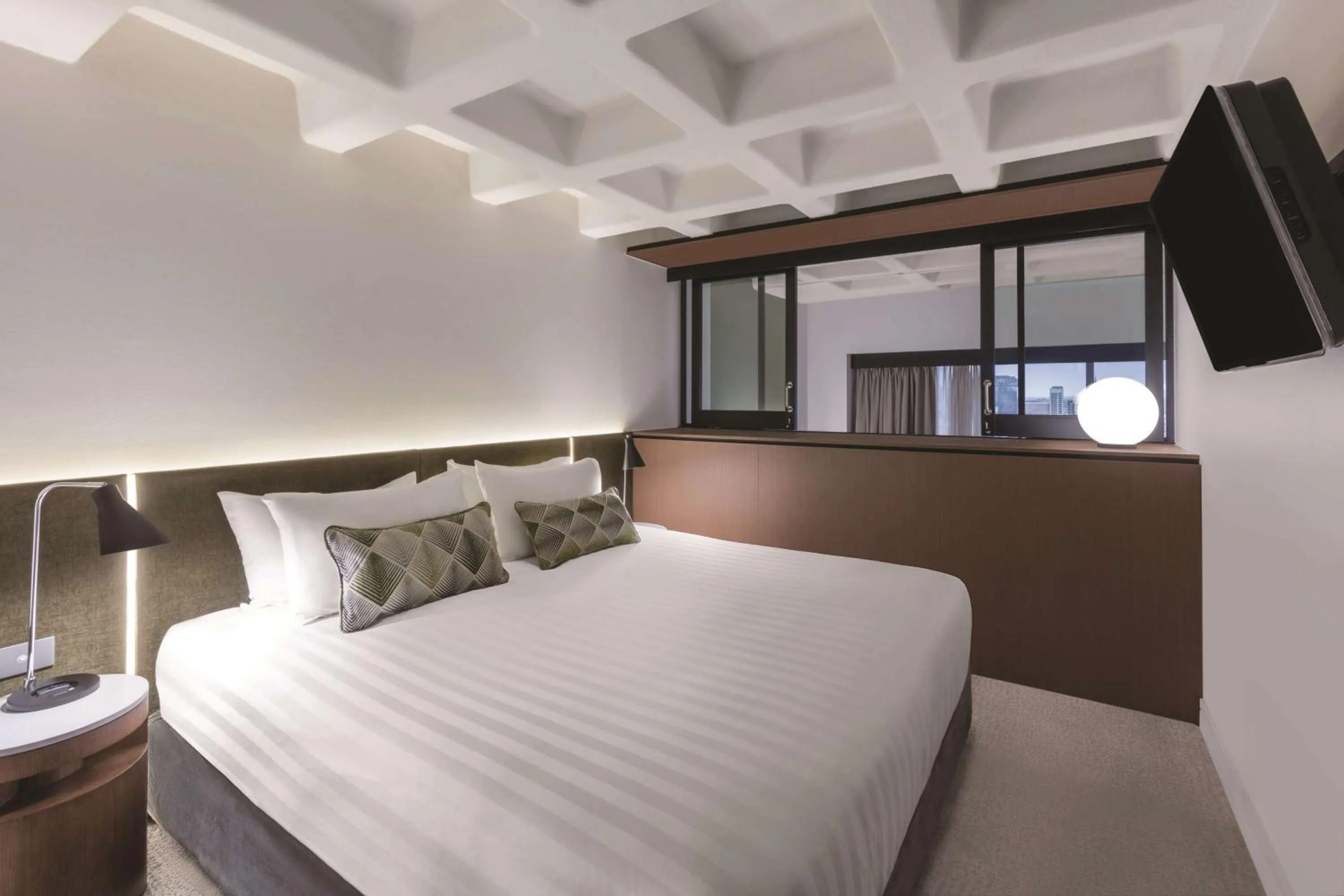 Bedroom, Bed in Adina Apartment Hotel Melbourne