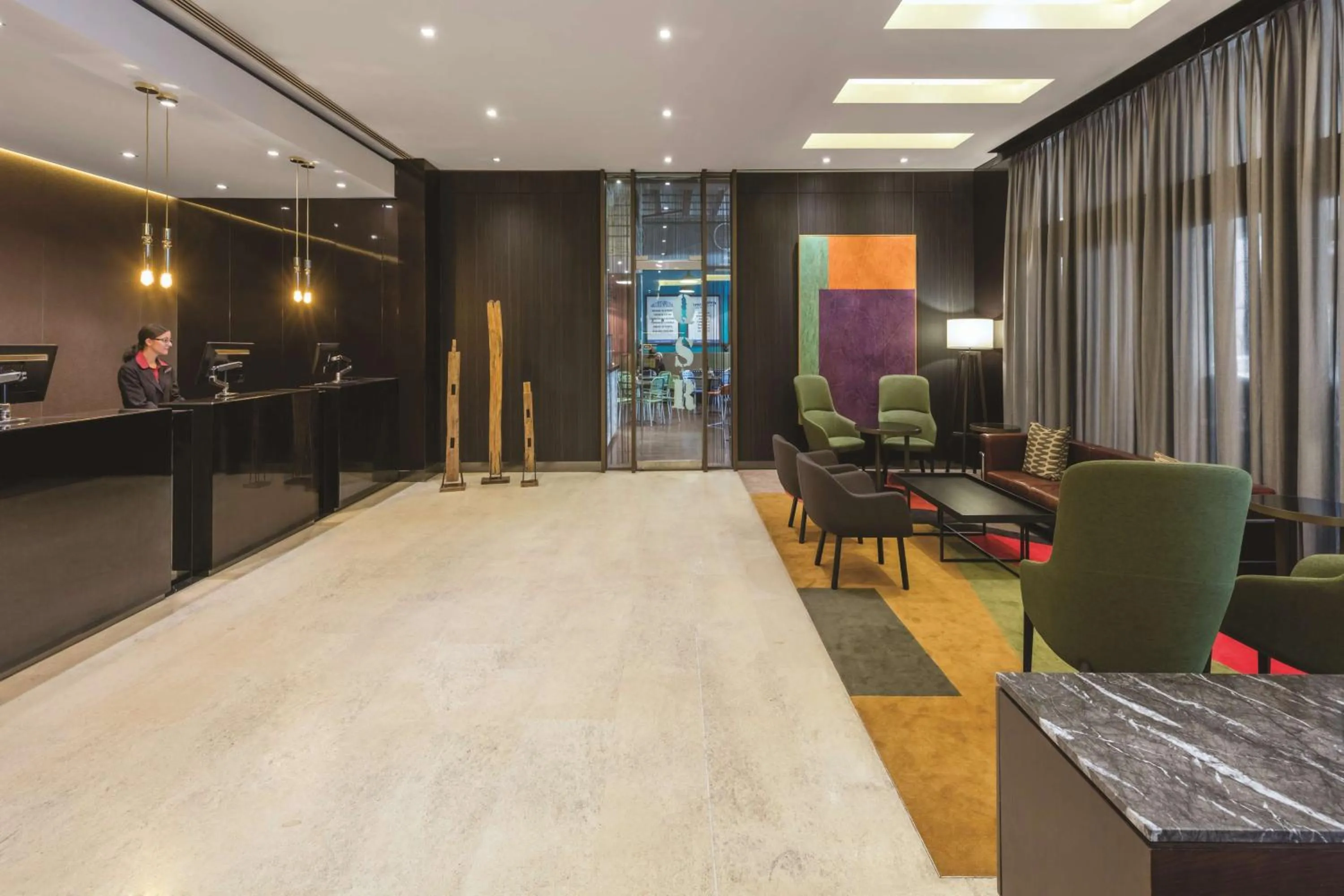 Lobby or reception in Adina Apartment Hotel Melbourne