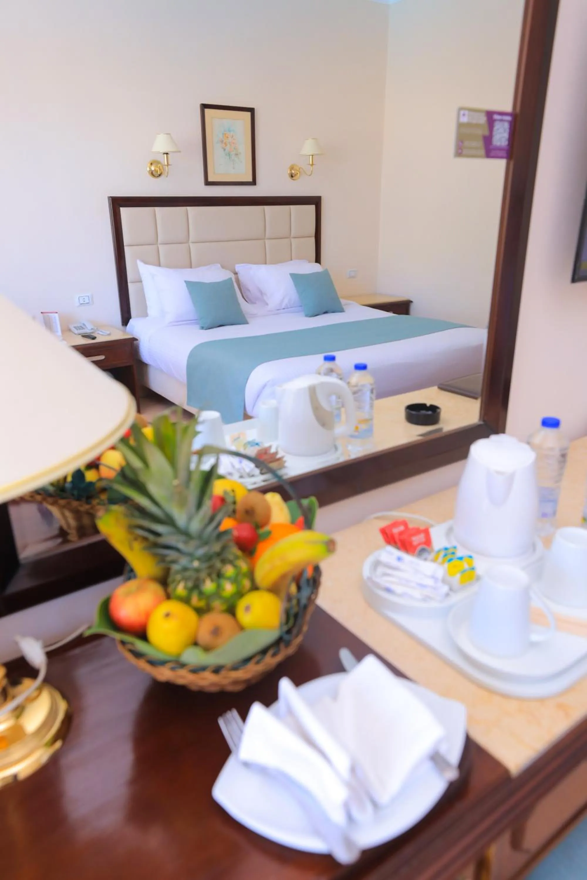 Bed in Sea Star Beau Rivage Hotel