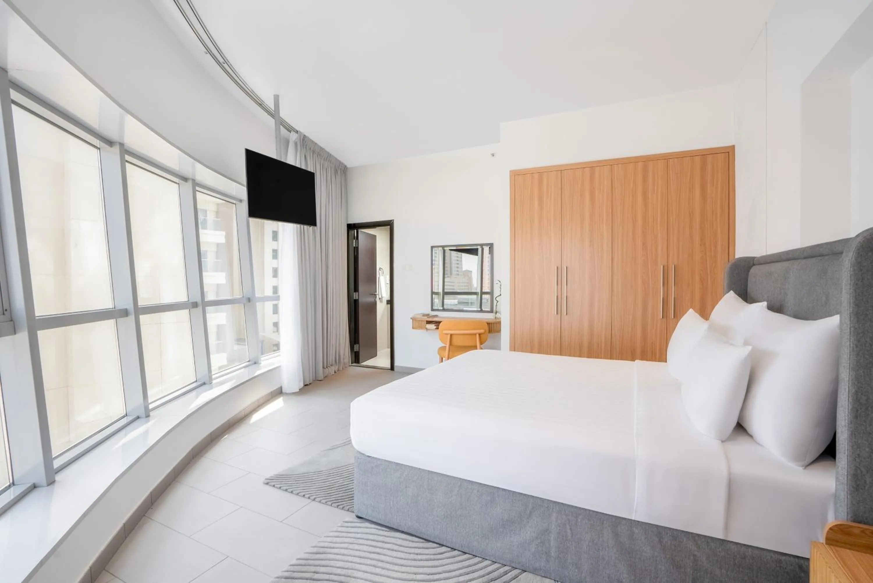 Bedroom, Bed in Citadines Metro Central Dubai