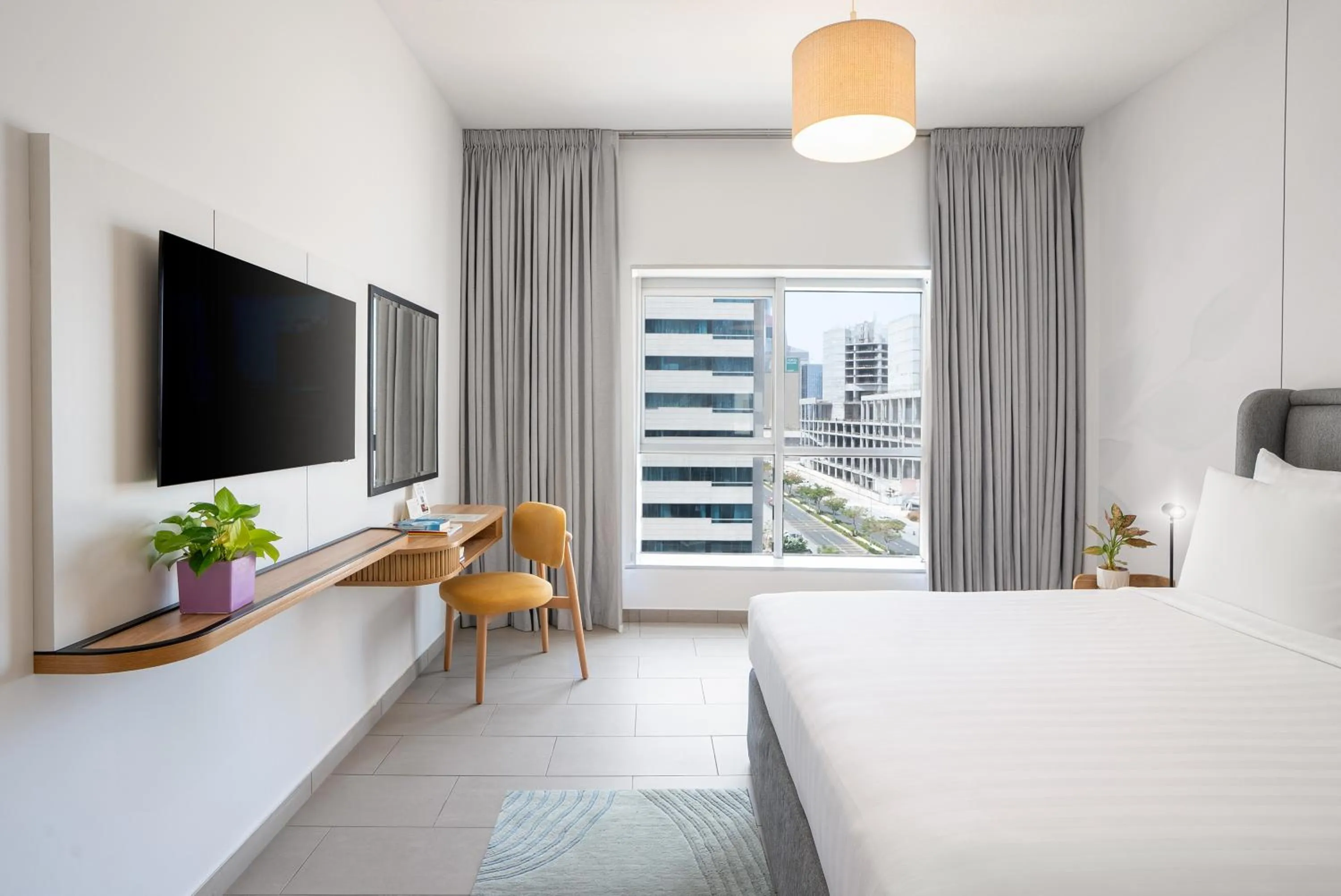 Bedroom, Bed in Citadines Metro Central Dubai