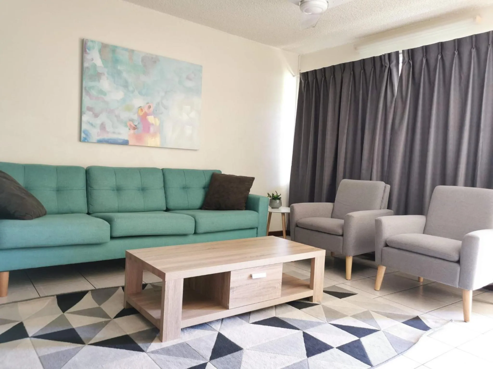 Living room in Palm Waters Holiday Villas