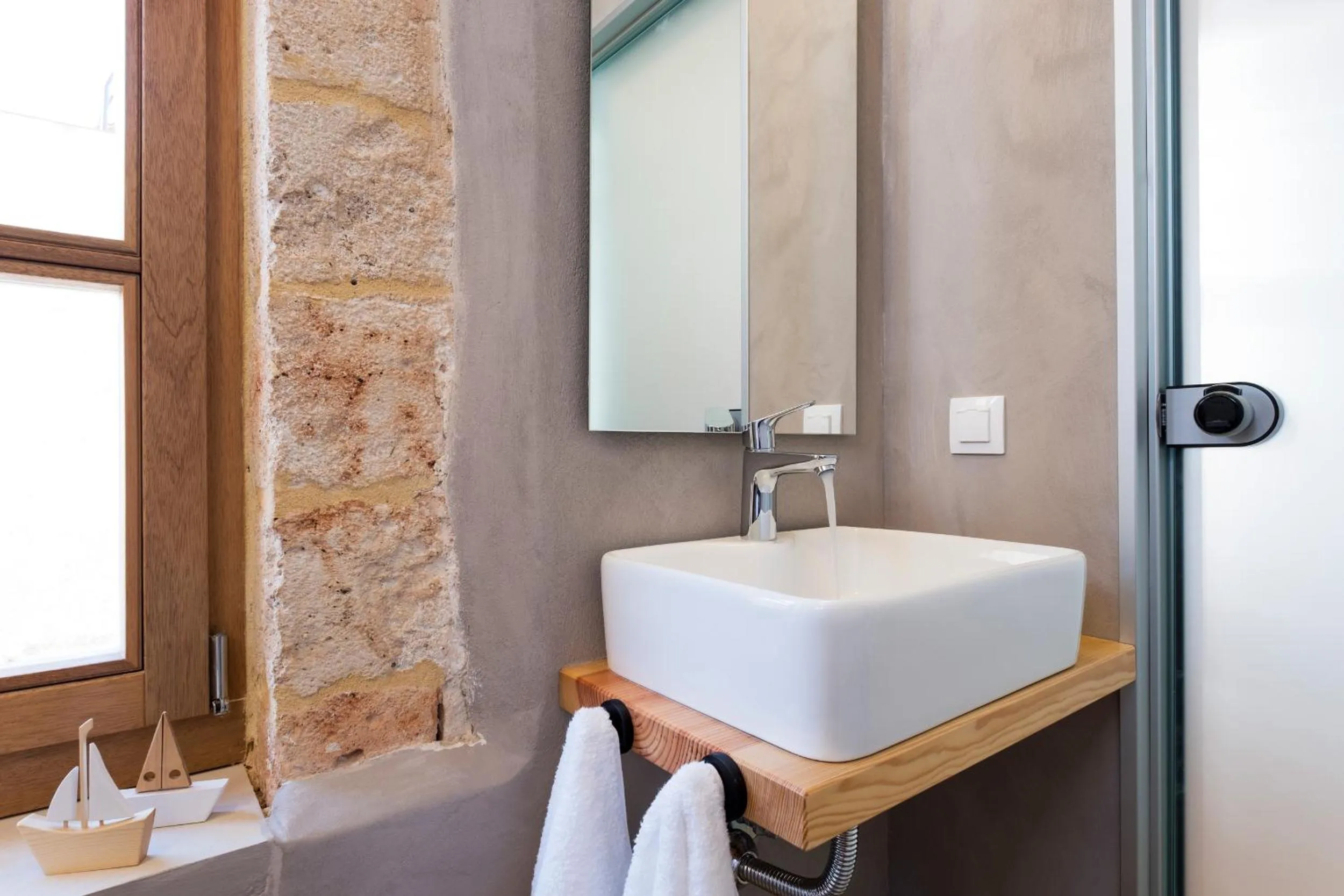 Bathroom in Aelios Design Hotel