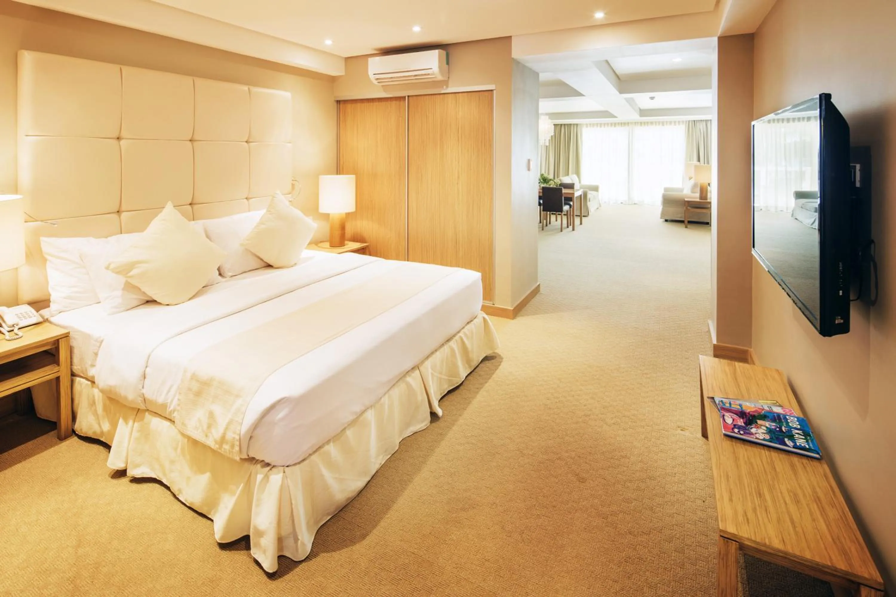 Bed in Villa Caemilla Beach Boutique Hotel