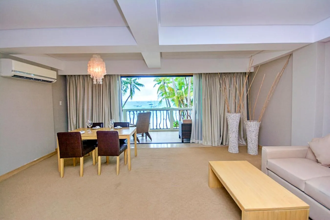 Seating area in Villa Caemilla Beach Boutique Hotel