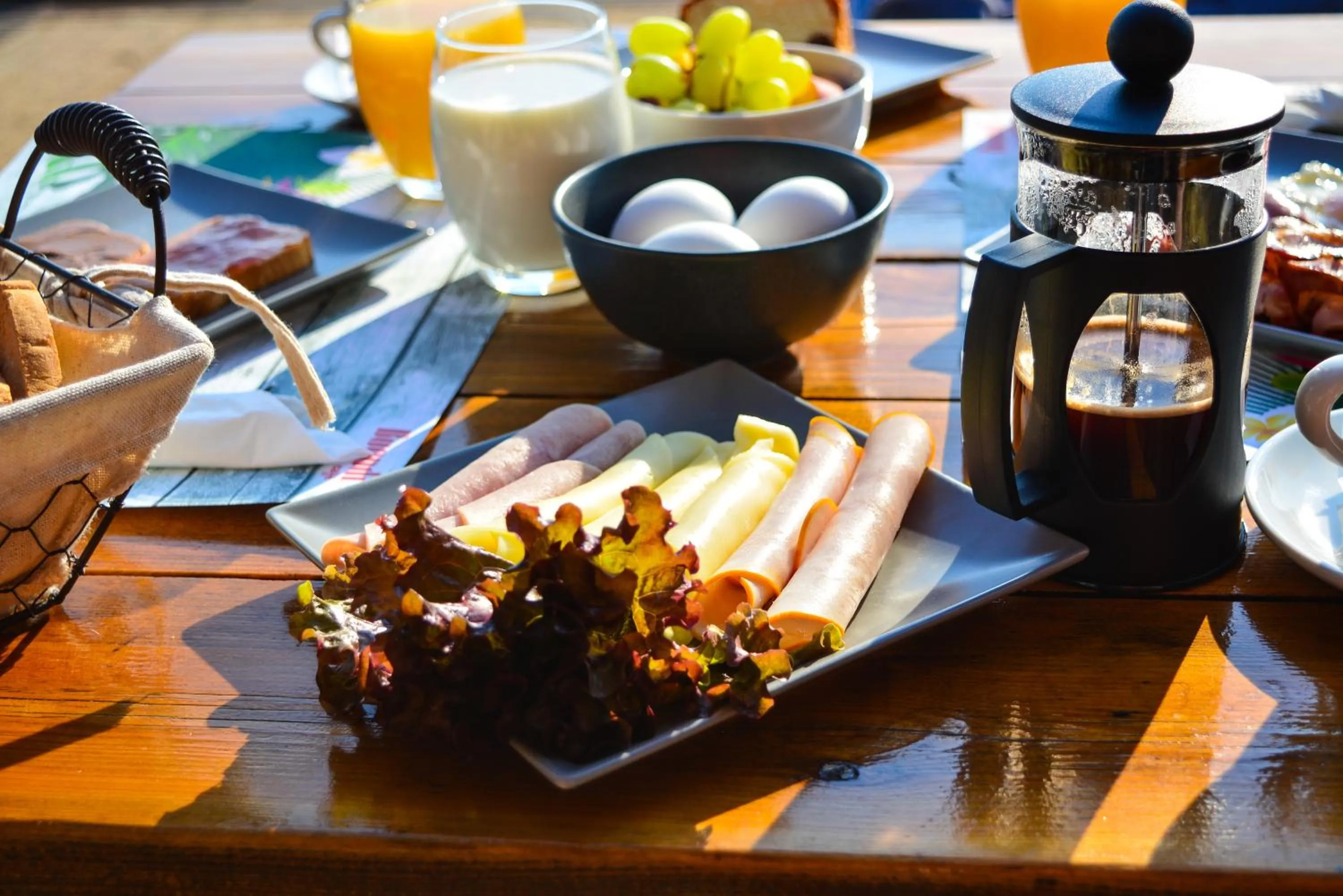 American breakfast in Marzi Boutique Hotel