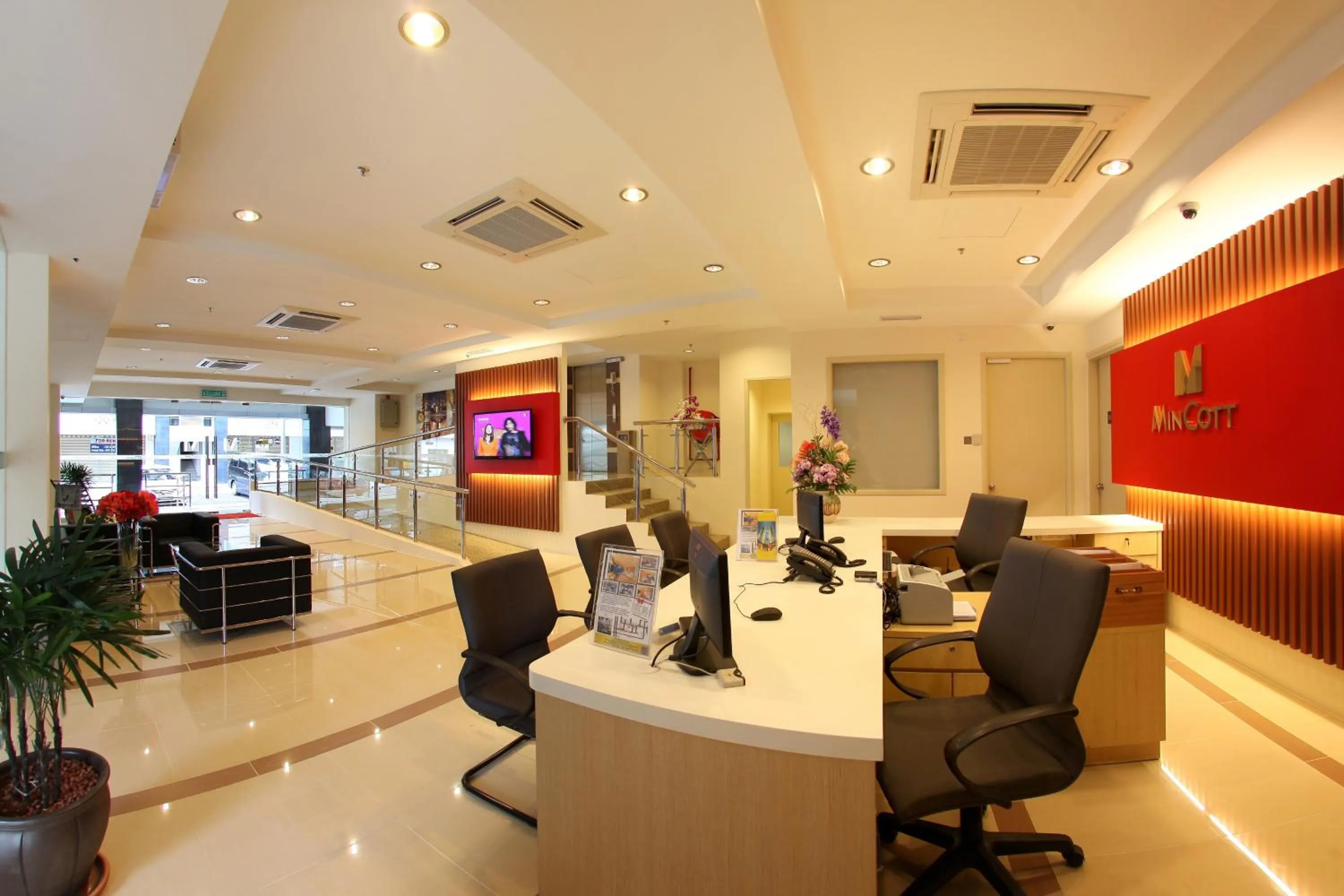 Lobby or reception in Hotel Min Cott