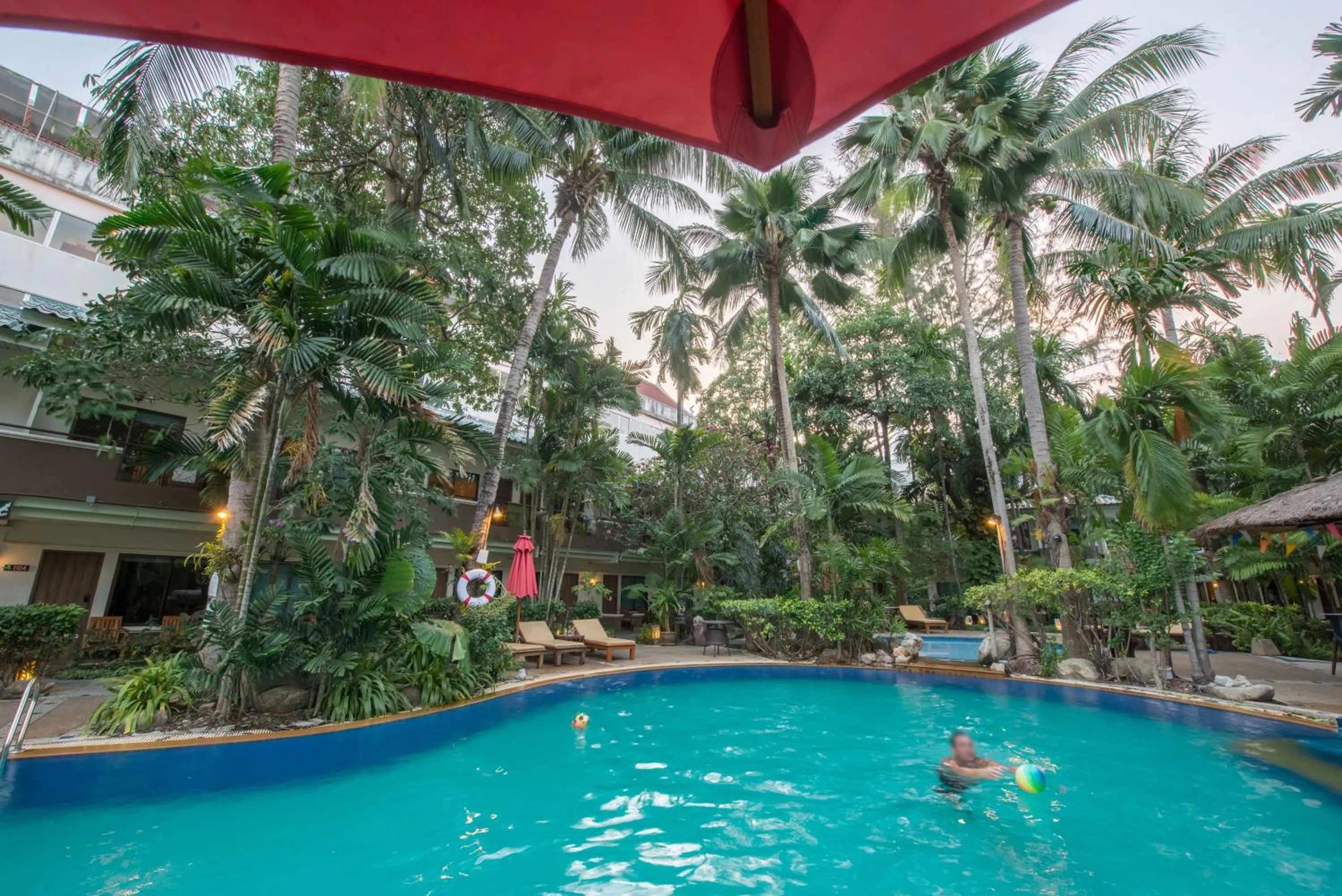 Swimming pool in The Viridian Resort Patong