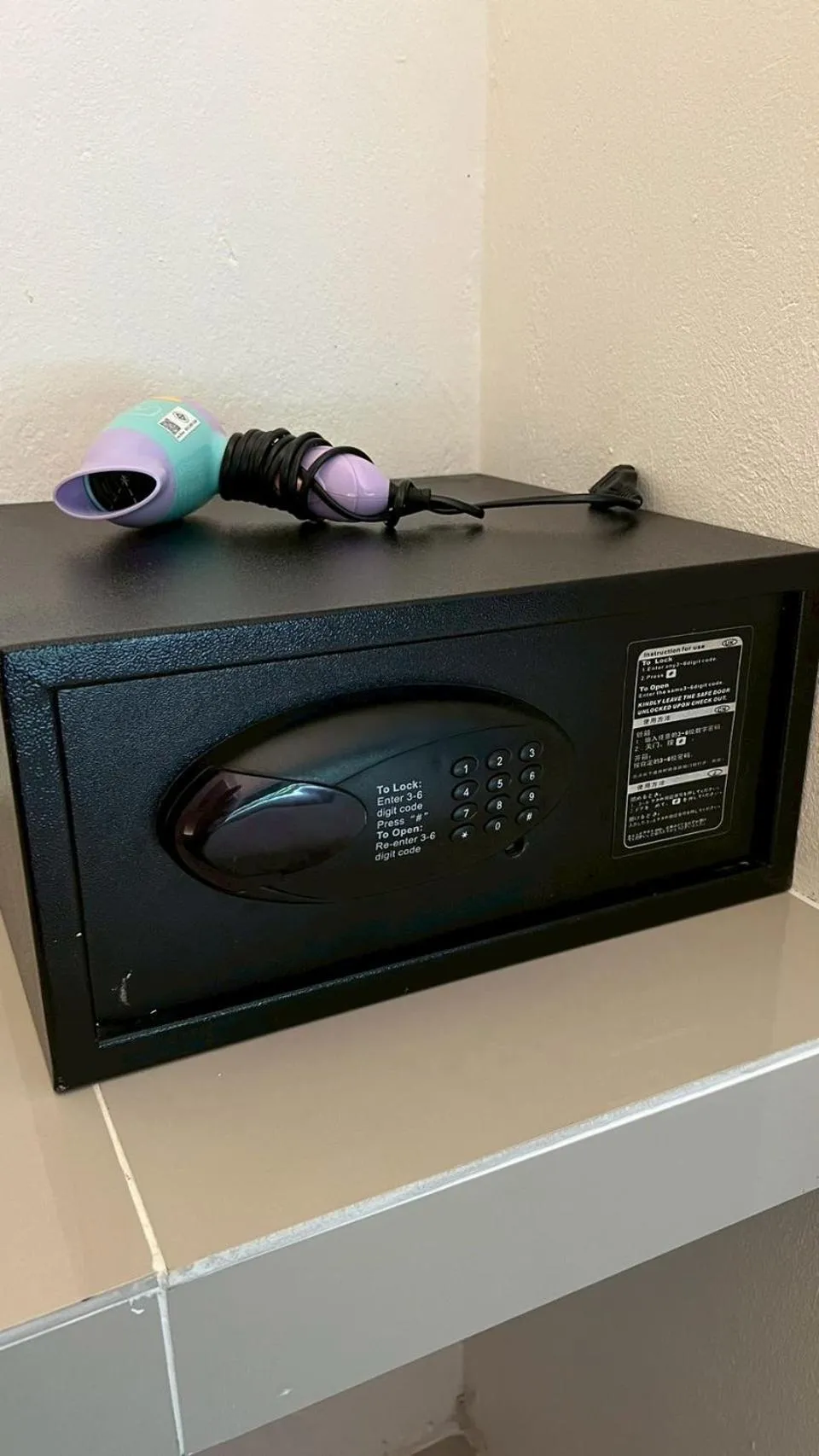 safe in The Viridian Resort Patong