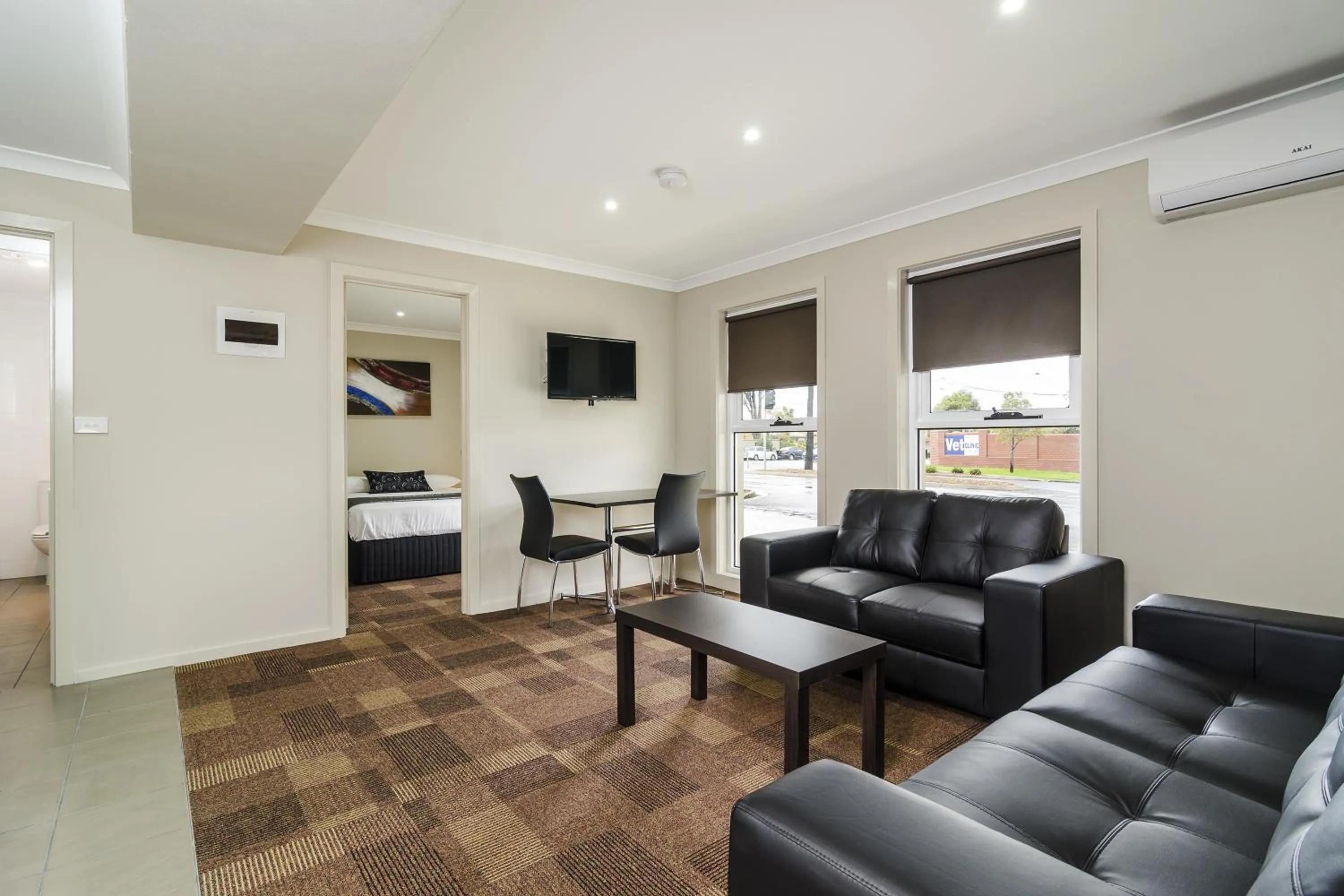 Living room in Parkville Place Serviced Apartments