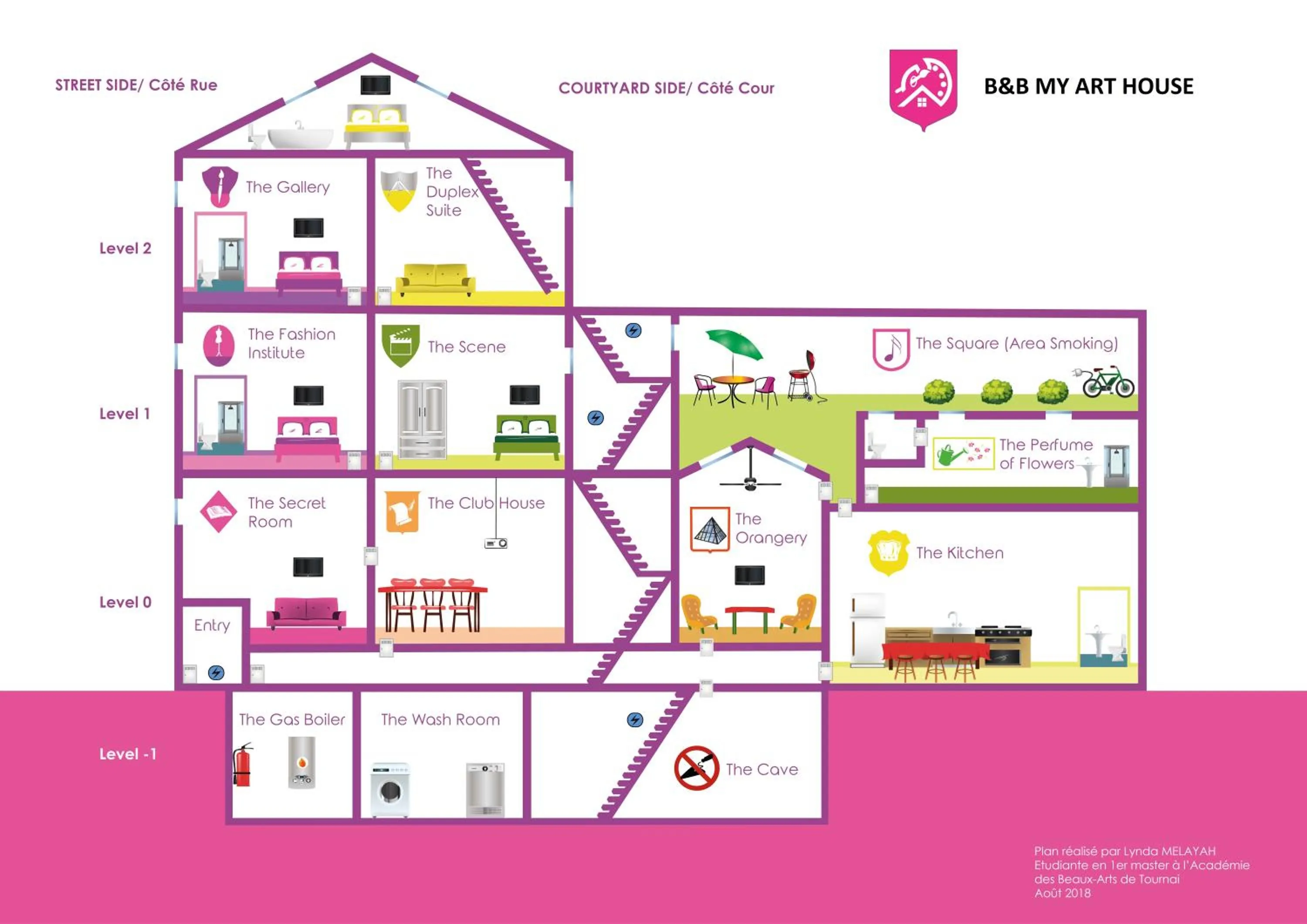 Property building in B&B My Art House (Douai Centre)