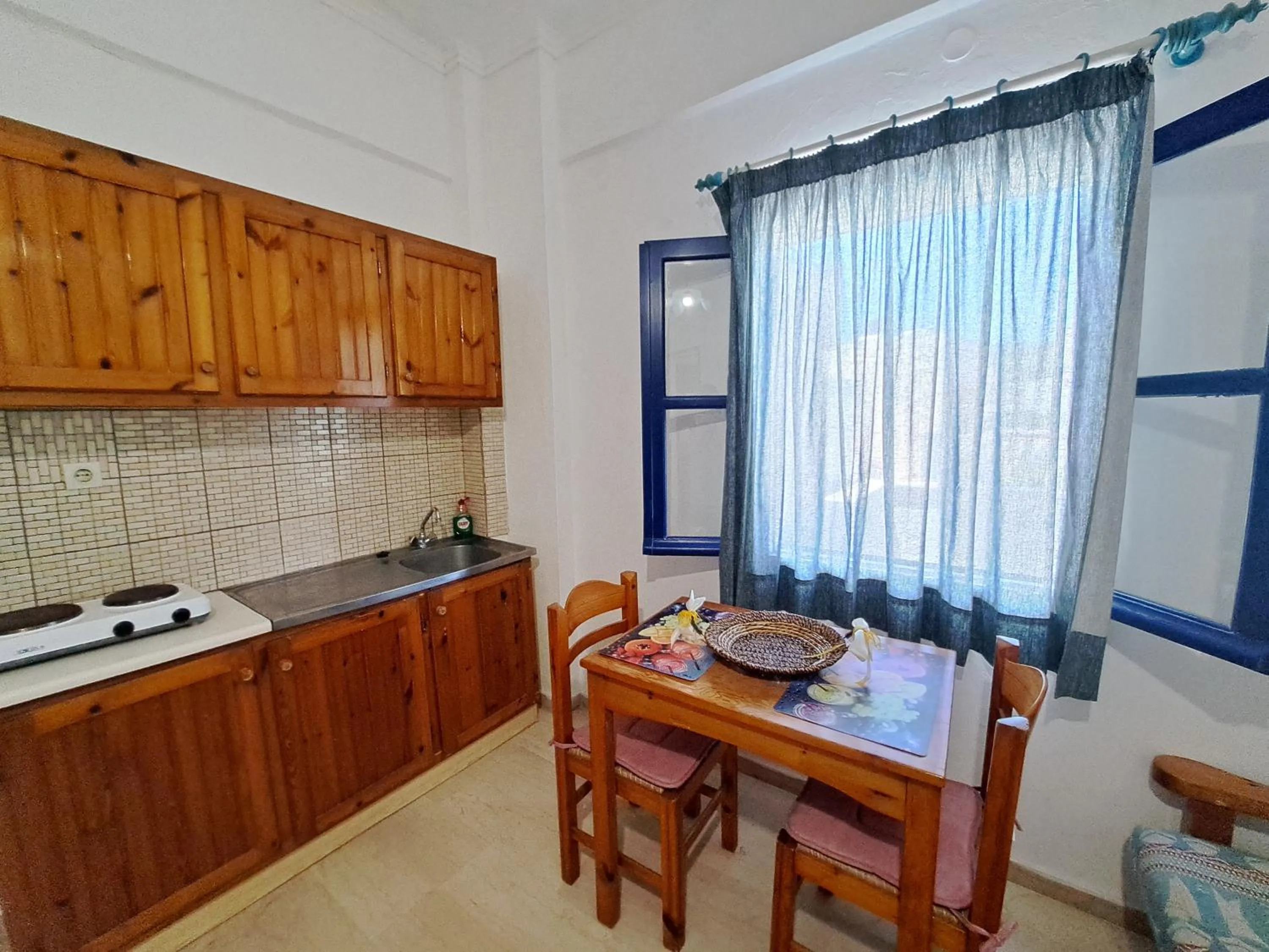 Kitchen or kitchenette in Apollonia Apartments