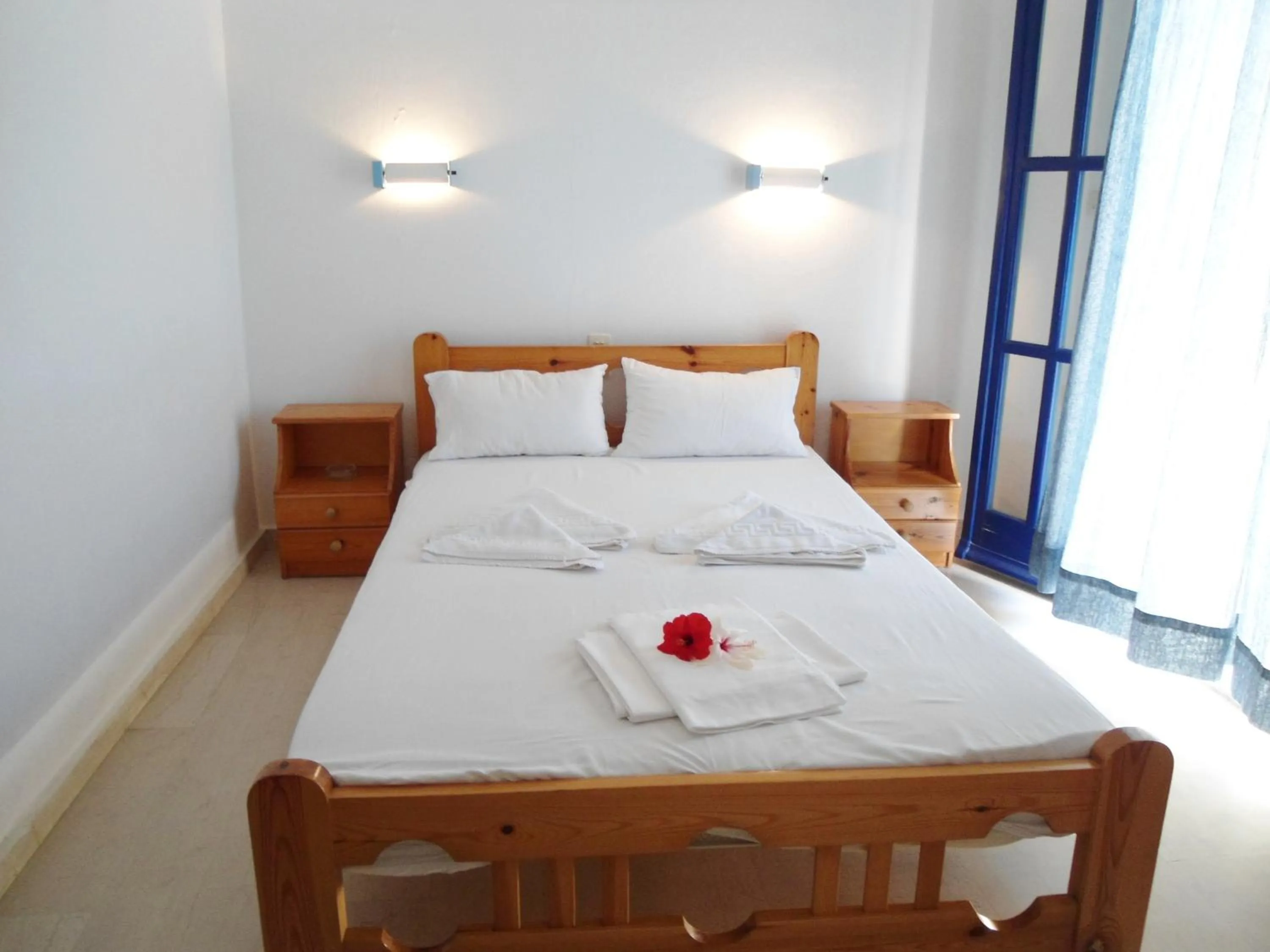 Bed in Apollonia Apartments
