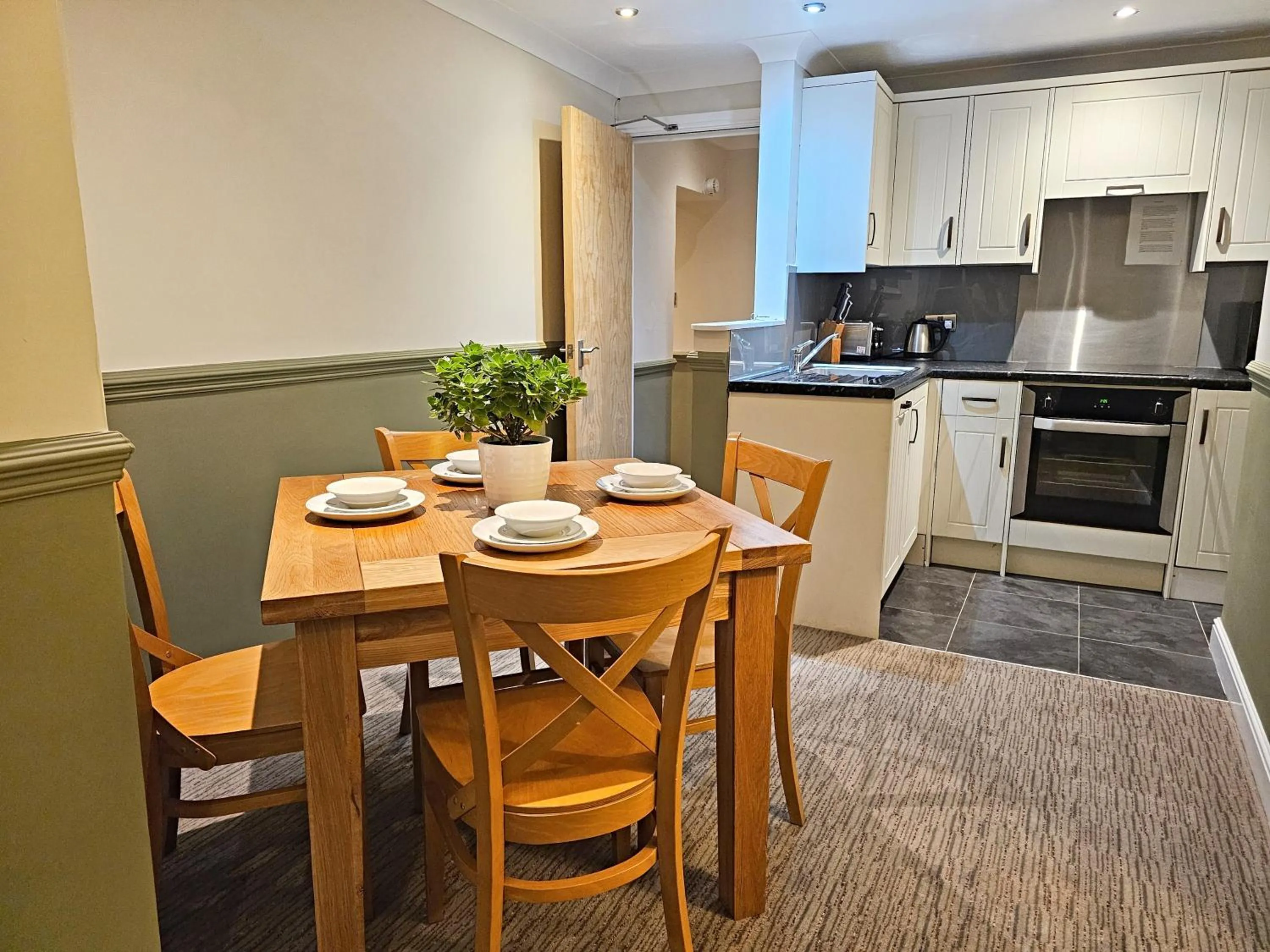 Kitchen or kitchenette in The Derwentwater Hotel