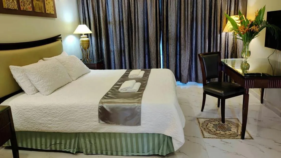Bed in The Manor Beach Resort Besut