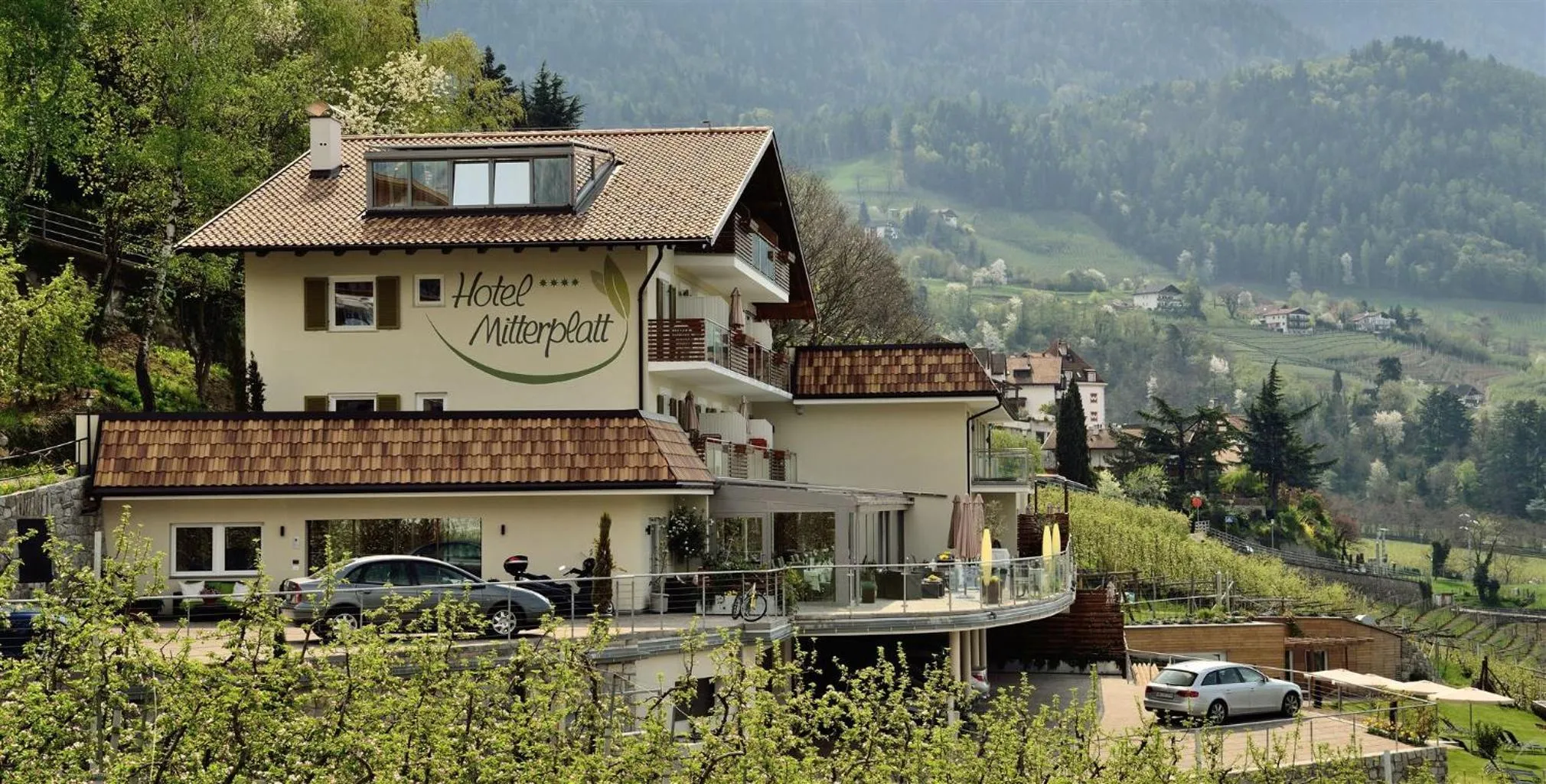 Bird's eye view in Hotel Mitterplatt (Schenna Resort)