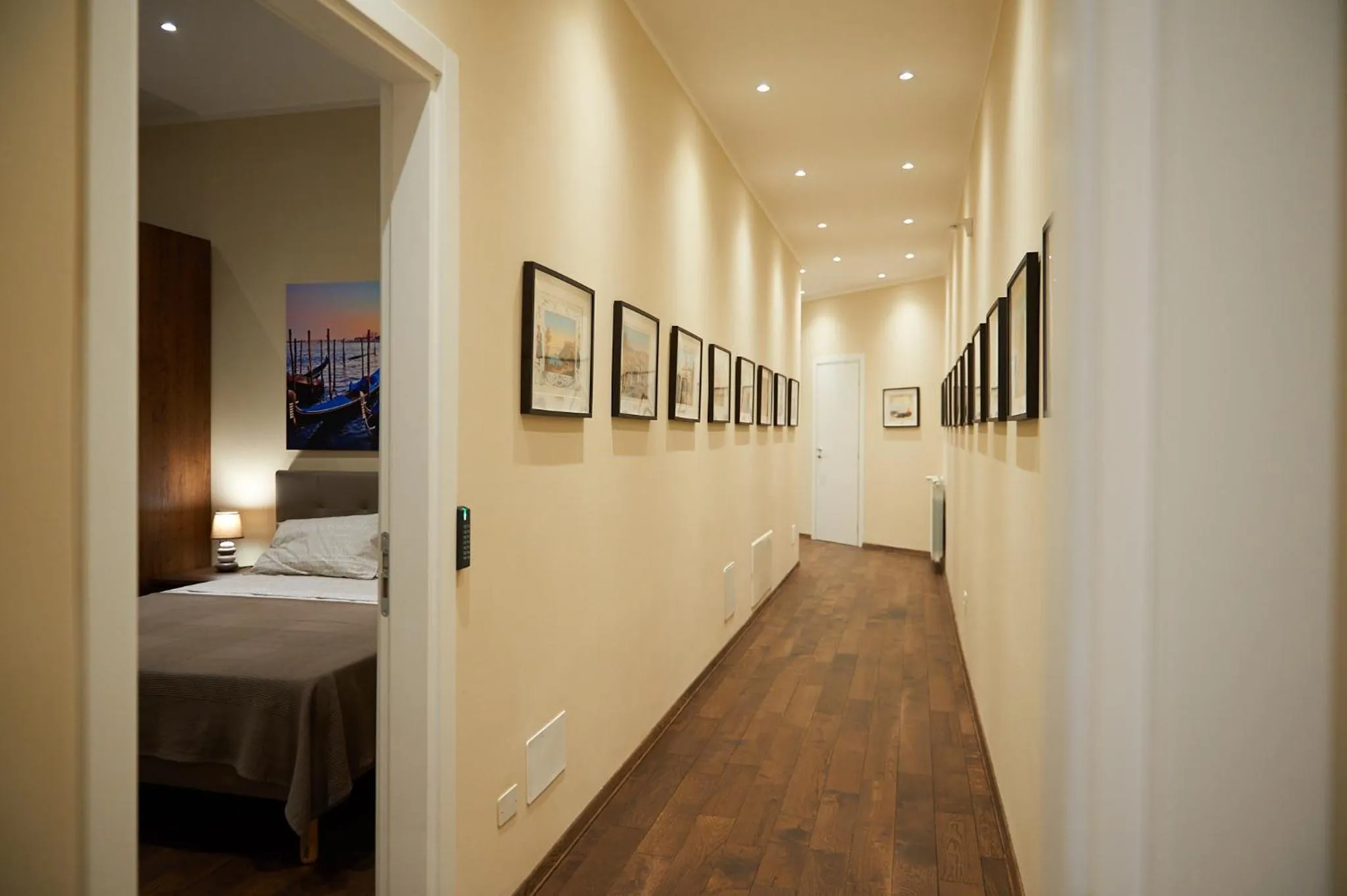 Bed in Miramare Luxury Suites