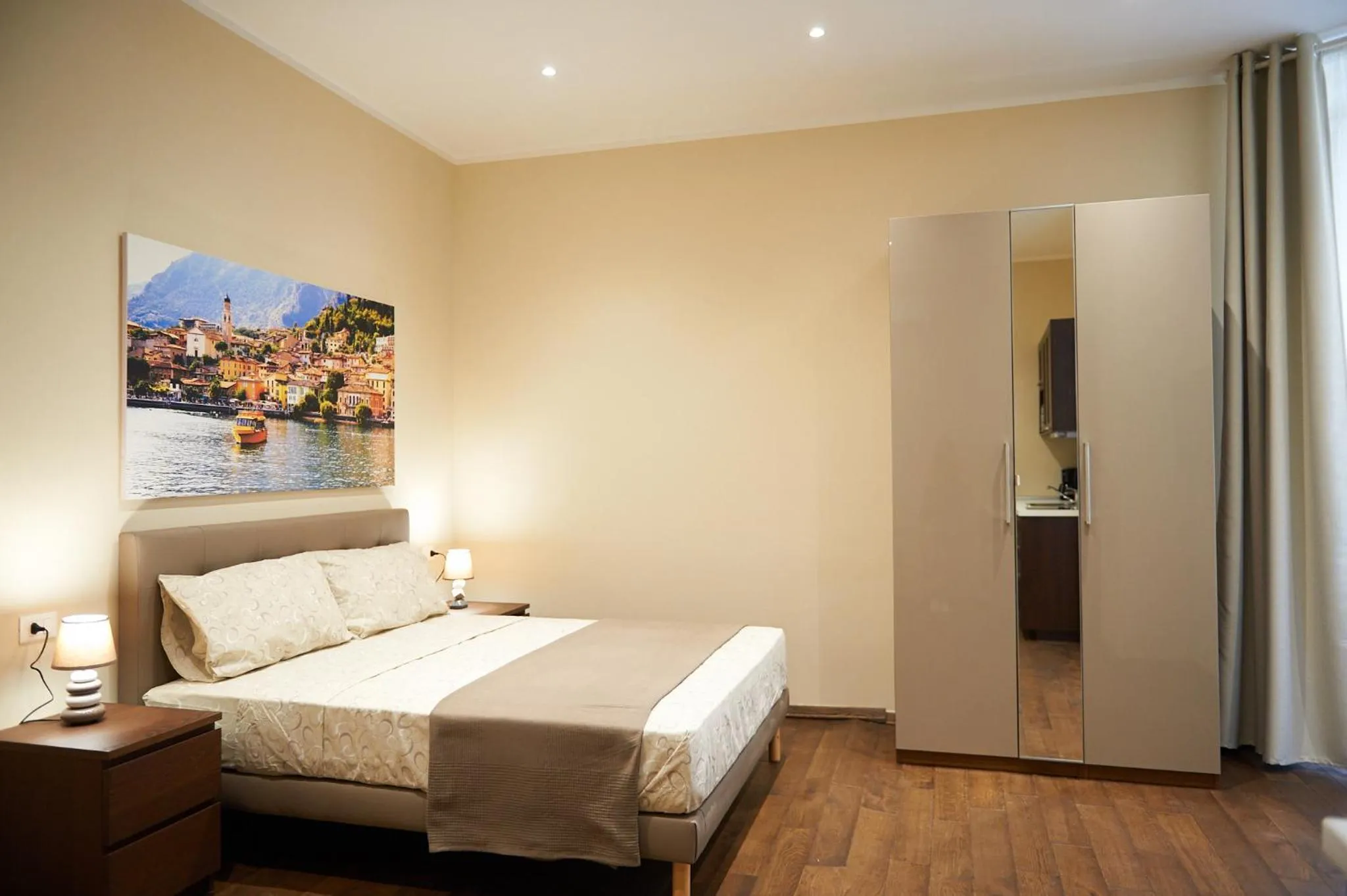 Bed in Miramare Luxury Suites