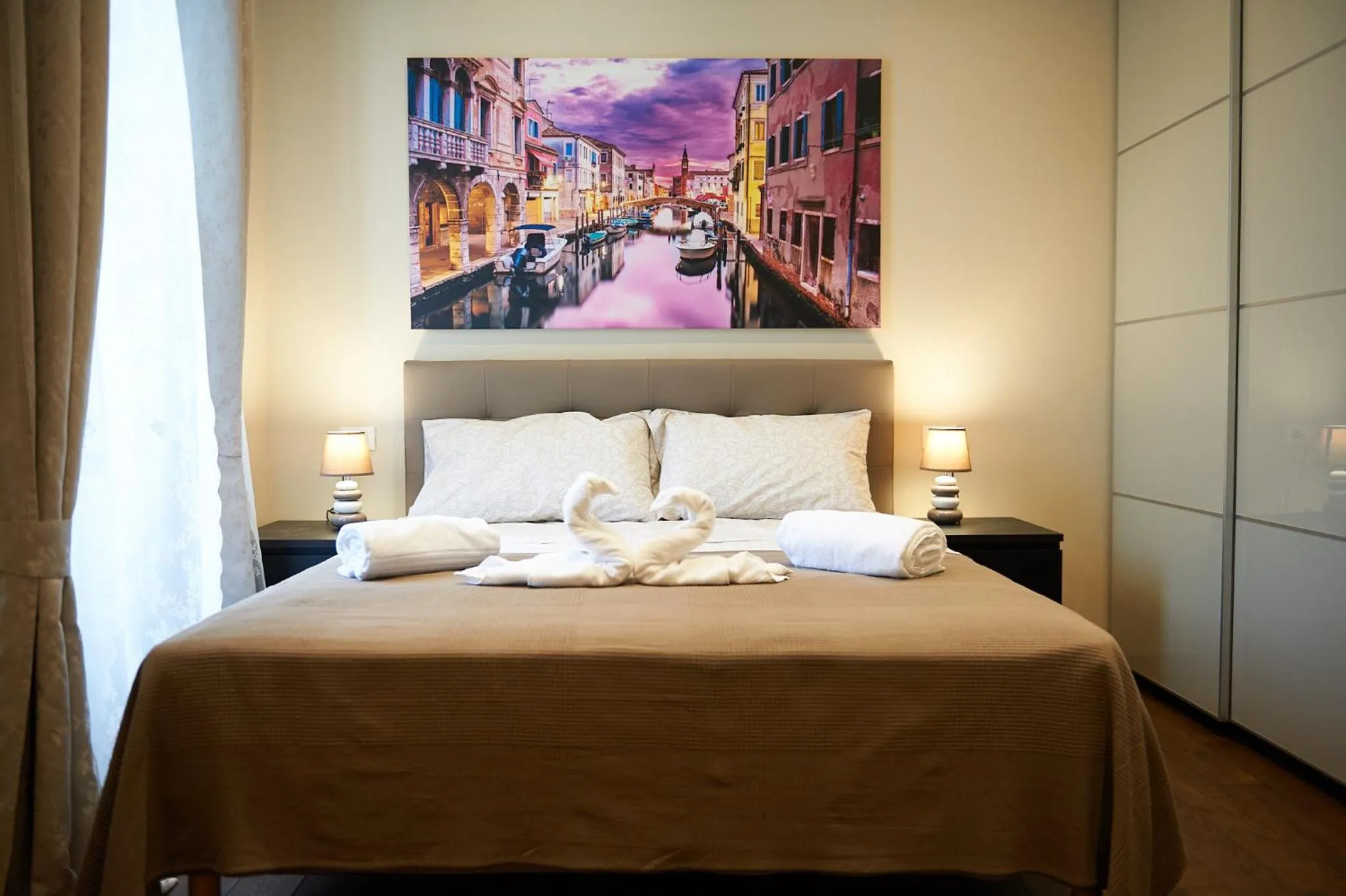 Bed in Miramare Luxury Suites