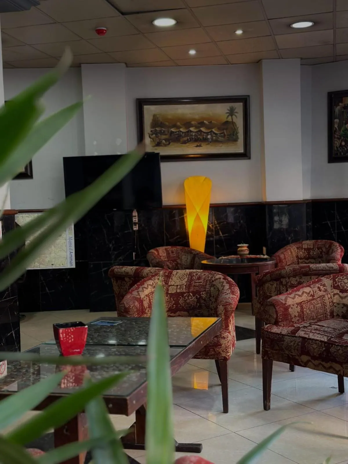 Lobby or reception in Amman Pasha Hotel